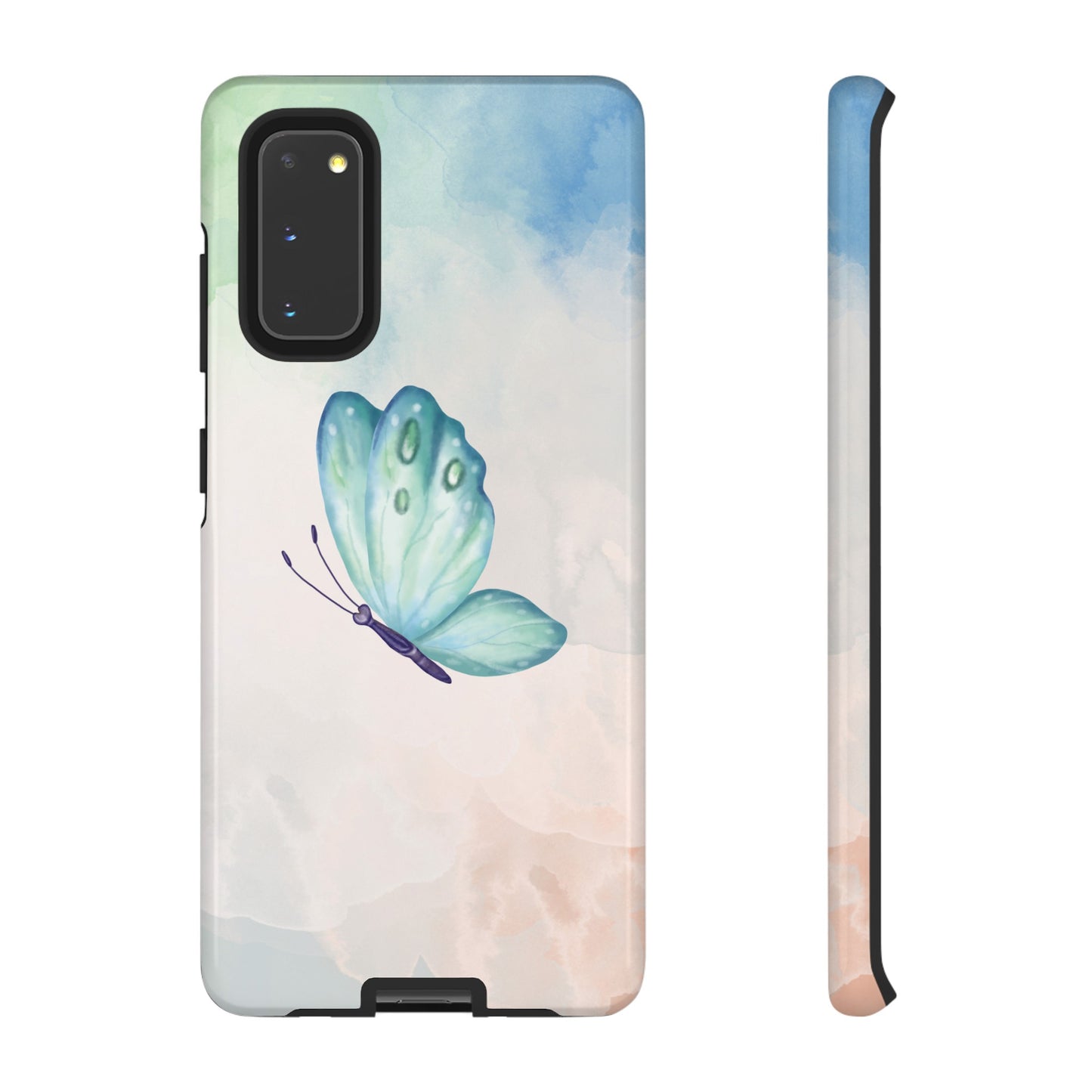 Blue Butterfly Wallpaper Phone Case  | iPhone 15 Plus/ Pro, 14, 13, 12| Google Pixel 7, Pro, 5| Samsung Galaxy S23 All Major Phone Models