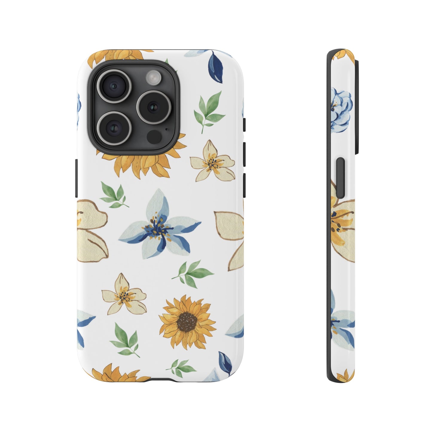 Beautiful Watercolour Flower Wallpaper Phone Case | iPhone 15 Plus/ Pro, 14, 13, 12| Google Pixel 7, Pro, 5| Samsung Galaxy S23 All Major Phone Models