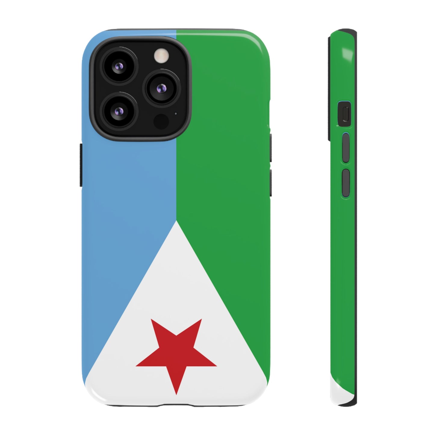 Djibouti Flag Phone Case | iPhone 15 Plus/ Pro, 14, 13, 12| Google Pixel 7, Pro, 5| Samsung Galaxy S23 All Major Phone Models