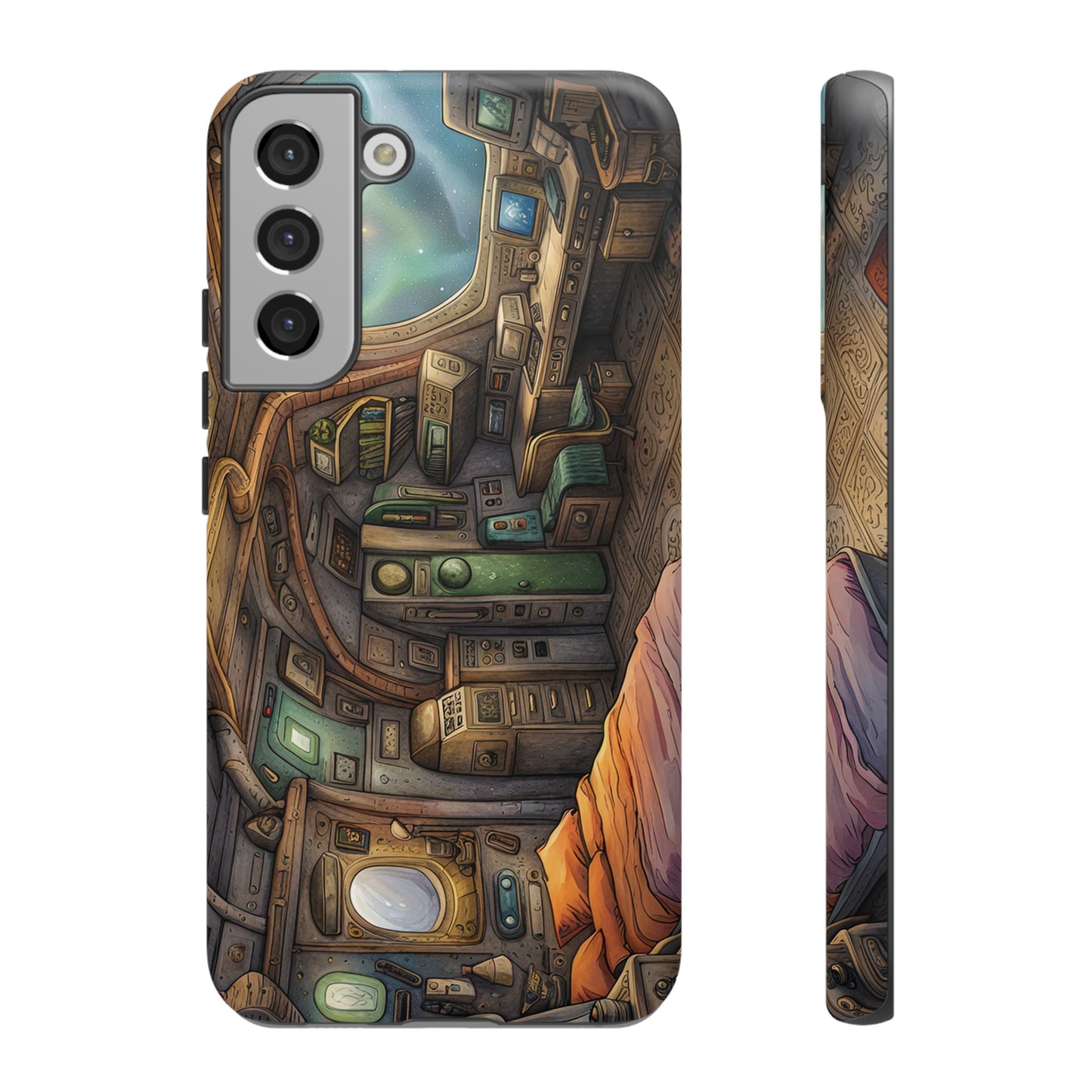 Cosy Spaceship Wallpaper Phone Case | iPhone 15 Plus/ Pro, 14, 13, 12| Google Pixel 7, Pro, 5| Samsung Galaxy S23 All Major Phone Models