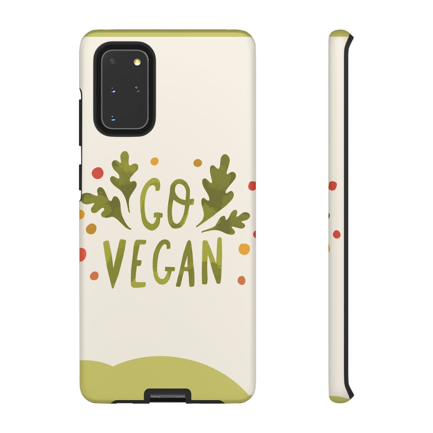 Go Vegan Wallpaper Phone Case | iPhone 15 Plus/ Pro, 14, 13, 12| Google Pixel 7, Pro, 5| Samsung Galaxy S23 All Major Phone Models