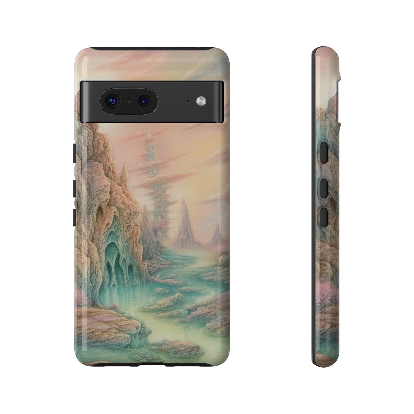 Caves Sci-Fi Wallpaper Phone Case | iPhone 15 Plus/ Pro, 14, 13, 12| Google Pixel 7, Pro, 5| Samsung Galaxy S23 All Major Phone Models