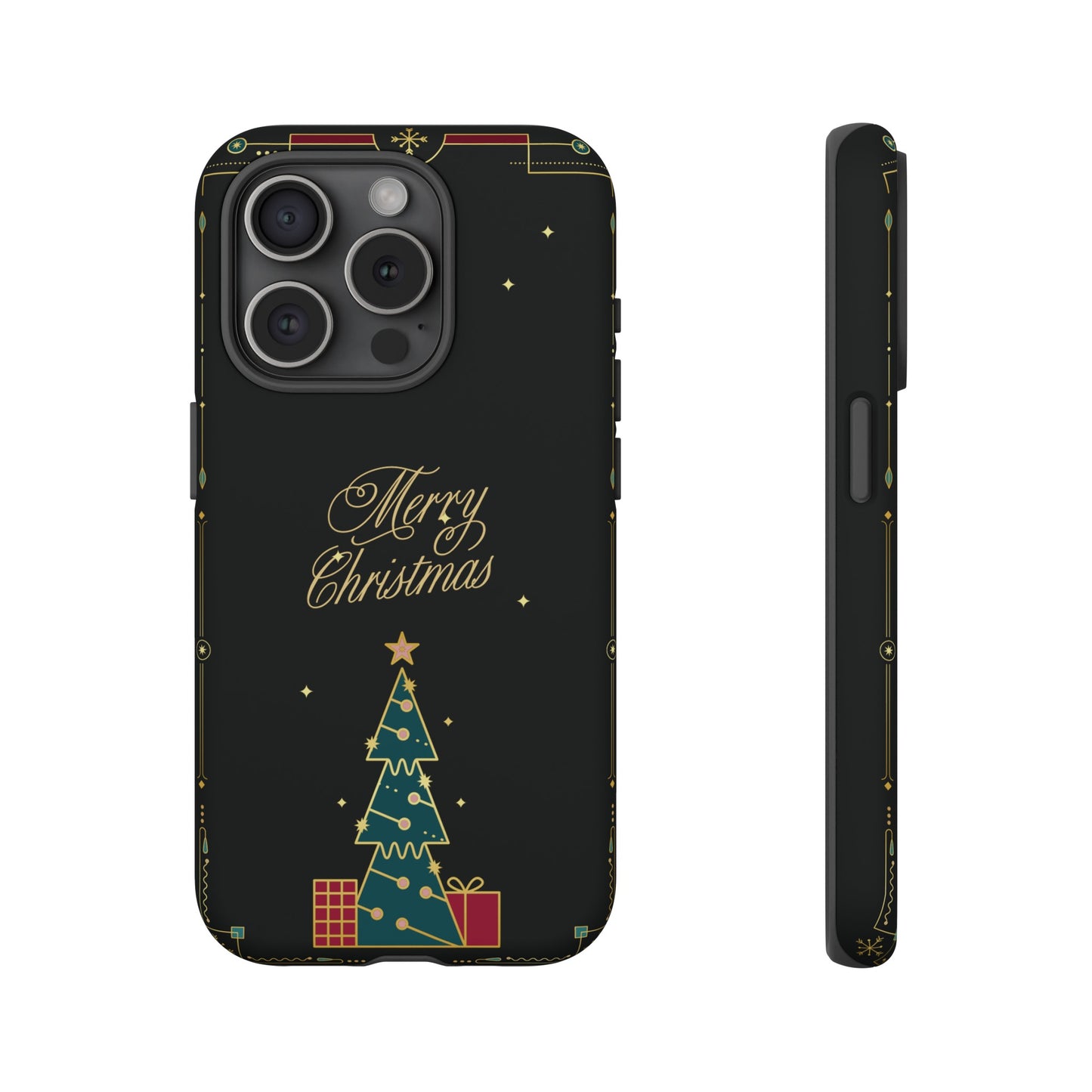 Christmas Tree Wallpaper Phone Case | iPhone 15 Plus/ Pro, 14, 13, 12| Google Pixel 7, Pro, 5| Samsung Galaxy S23 All Major Phone Models