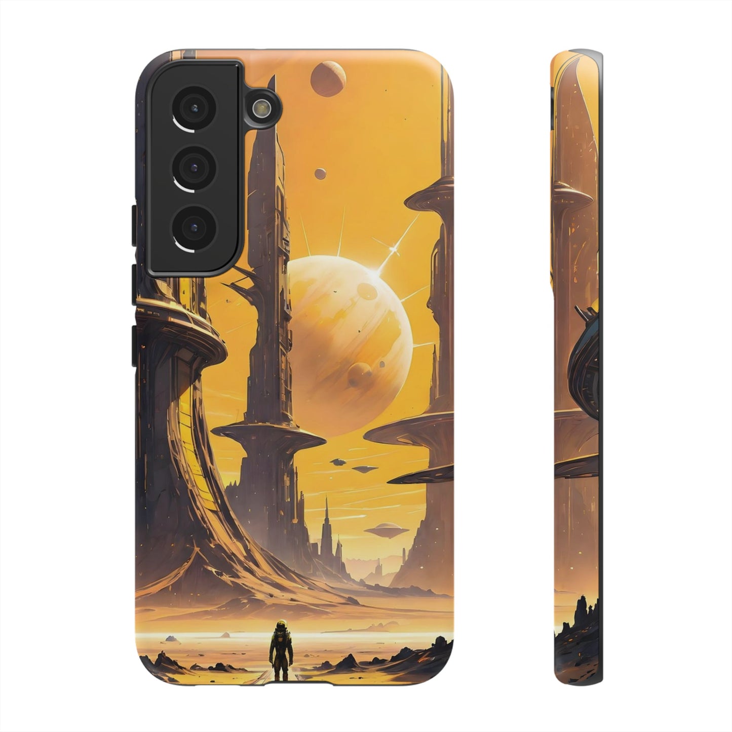 Distant Planets Sci Fi Wallpaper Phone Case | iPhone 15 Plus/ Pro, 14, 13, 12| Google Pixel 7, Pro, 5| Samsung Galaxy S23 All Major Phone Models