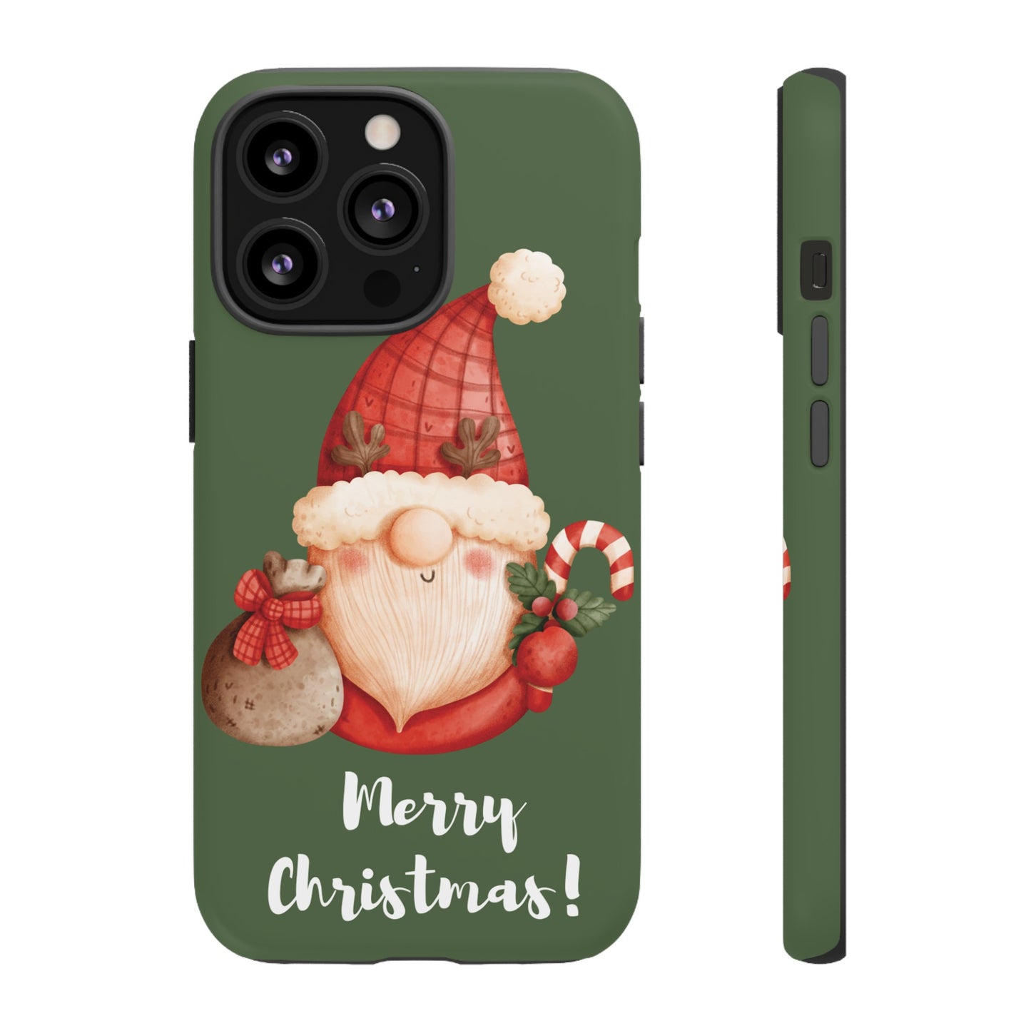 Cute Merry Christmas Wallpaper Phone Case | iPhone 15 Plus/ Pro, 14, 13, 12| Google Pixel 7, Pro, 5| Samsung Galaxy S23 All Major Phone Models