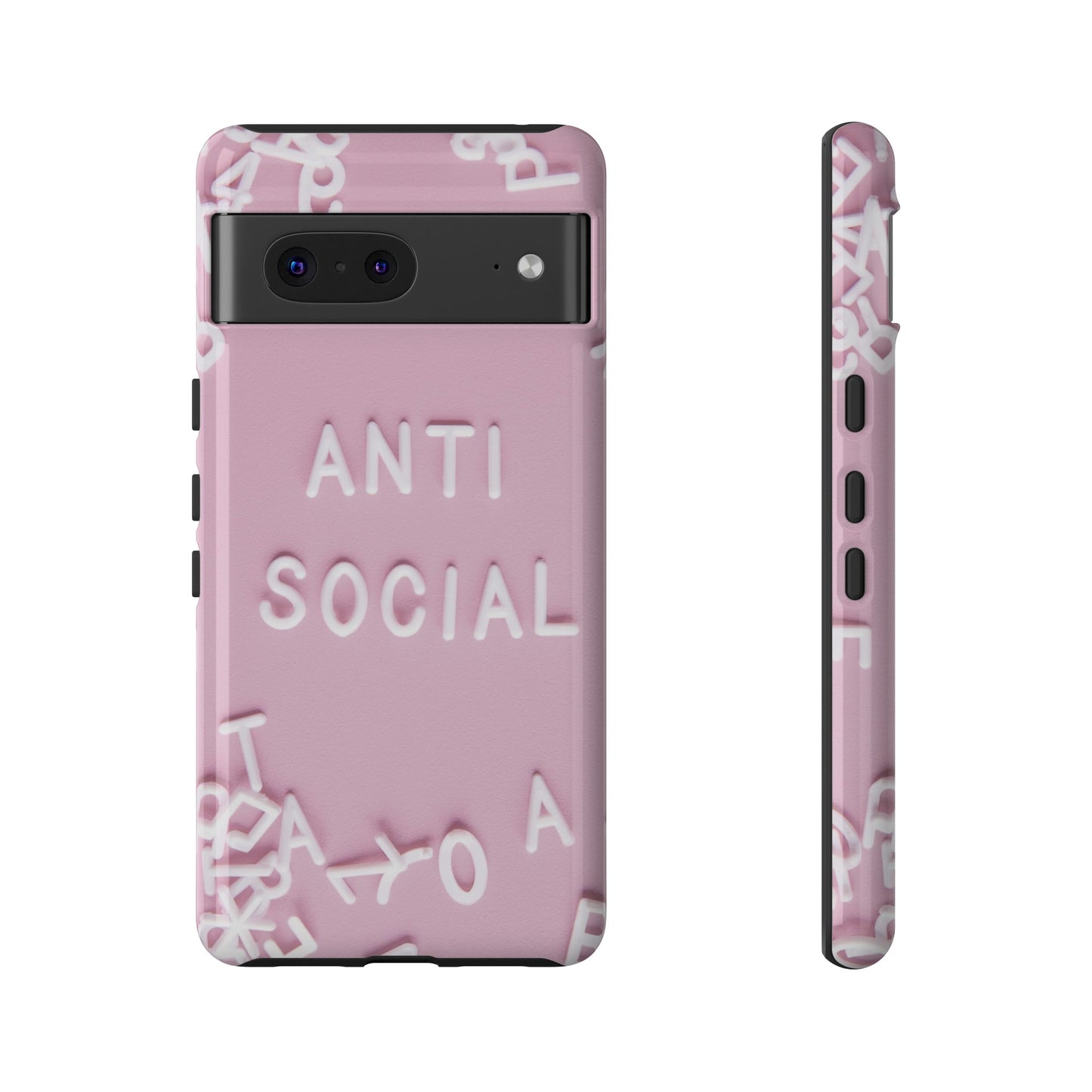 Anti Social Phone Case | iPhone 15 Plus/ Pro, 14, 13, 12| Google Pixel 7, Pro, 5| Samsung Galaxy S23 All Major Phone Models