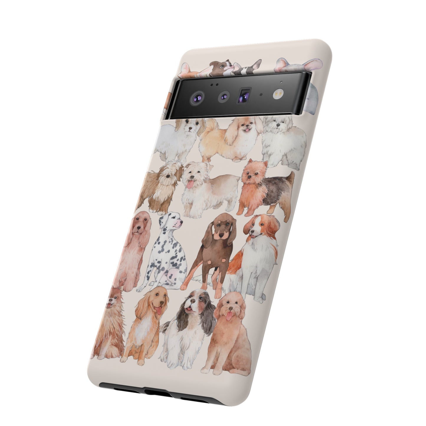 Dog Collage Wallpaper Phone Case | iPhone 15 Plus/ Pro, 14, 13, 12| Google Pixel 7, Pro, 5| Samsung Galaxy S23 All Major Phone Models