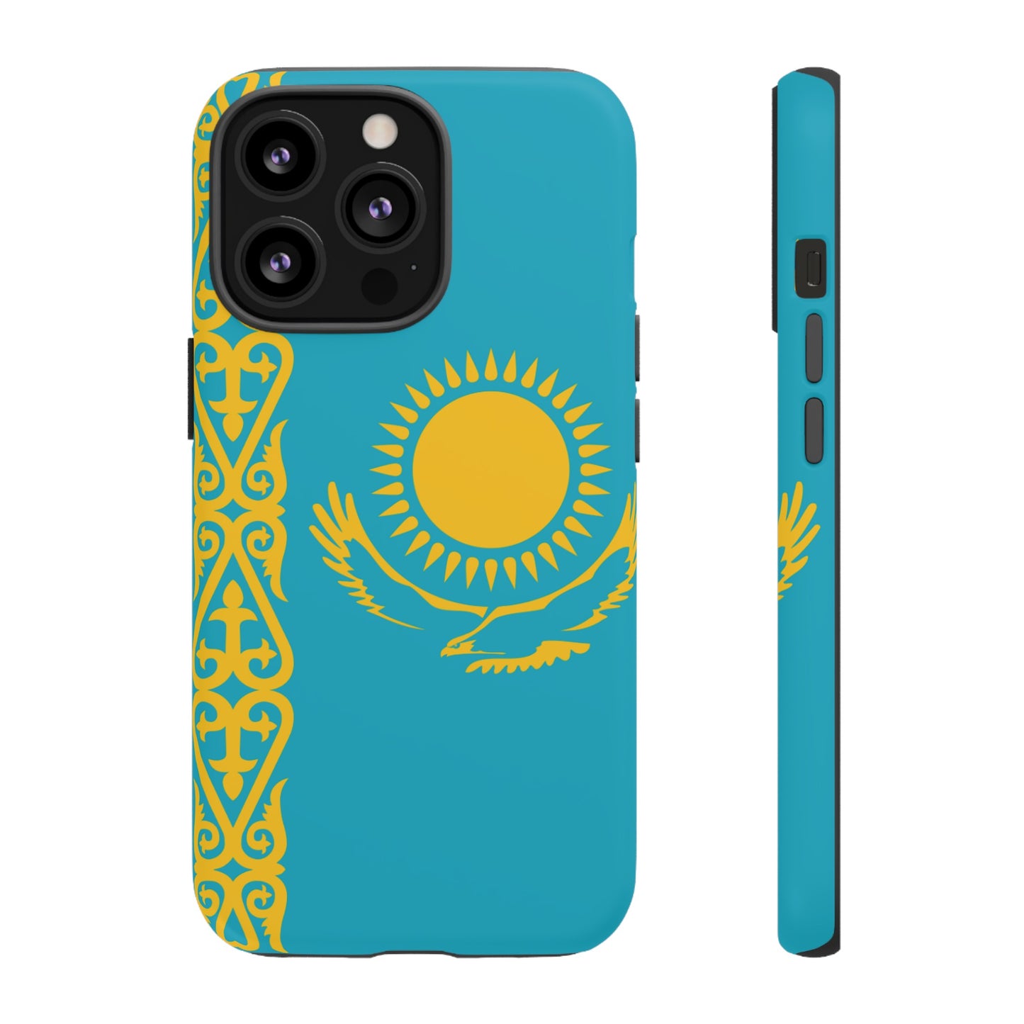 Kazakhstan Flag Phone Case | iPhone 15 Plus/ Pro, 14, 13, 12| Google Pixel 7, Pro, 5| Samsung Galaxy S23 All Major Phone Models