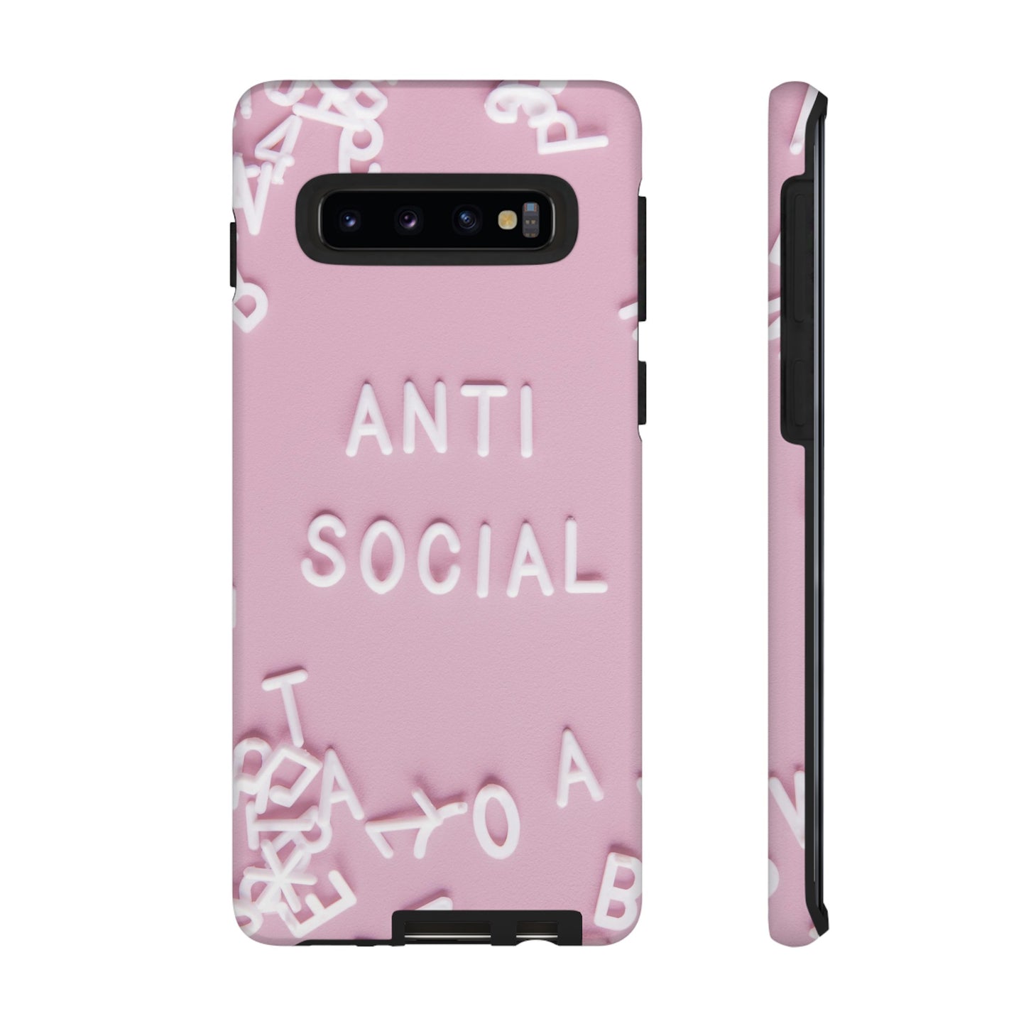 Anti Social Phone Case | iPhone 15 Plus/ Pro, 14, 13, 12| Google Pixel 7, Pro, 5| Samsung Galaxy S23 All Major Phone Models