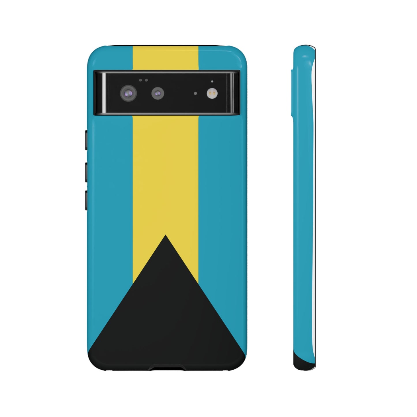 The Bahamas Flag Phone Case | iPhone 15 Plus/ Pro, 14, 13, 12| Google Pixel 7, Pro, 5| Samsung Galaxy S23 All Major Phone Models