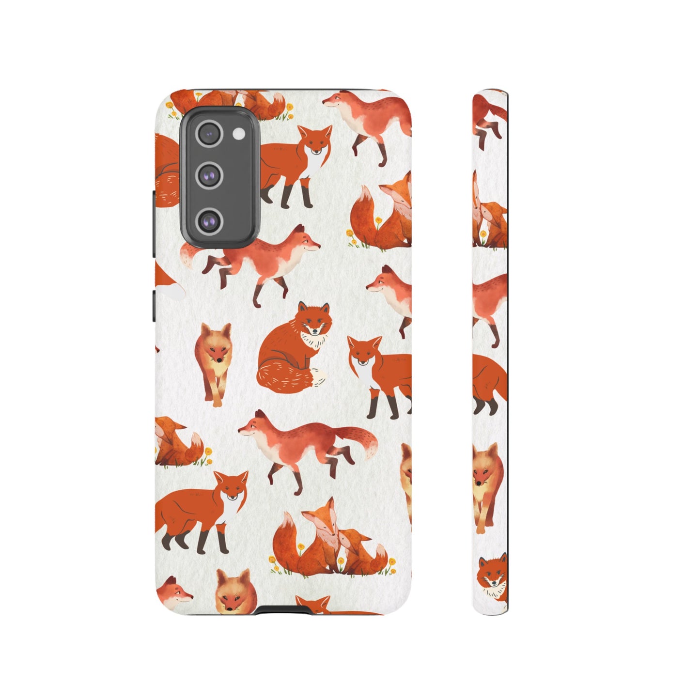 Foxes Wallpaper Phone Case | iPhone 15 Plus/ Pro, 14, 13, 12| Google Pixel 7, Pro, 5| Samsung Galaxy S23 All Major Phone Models