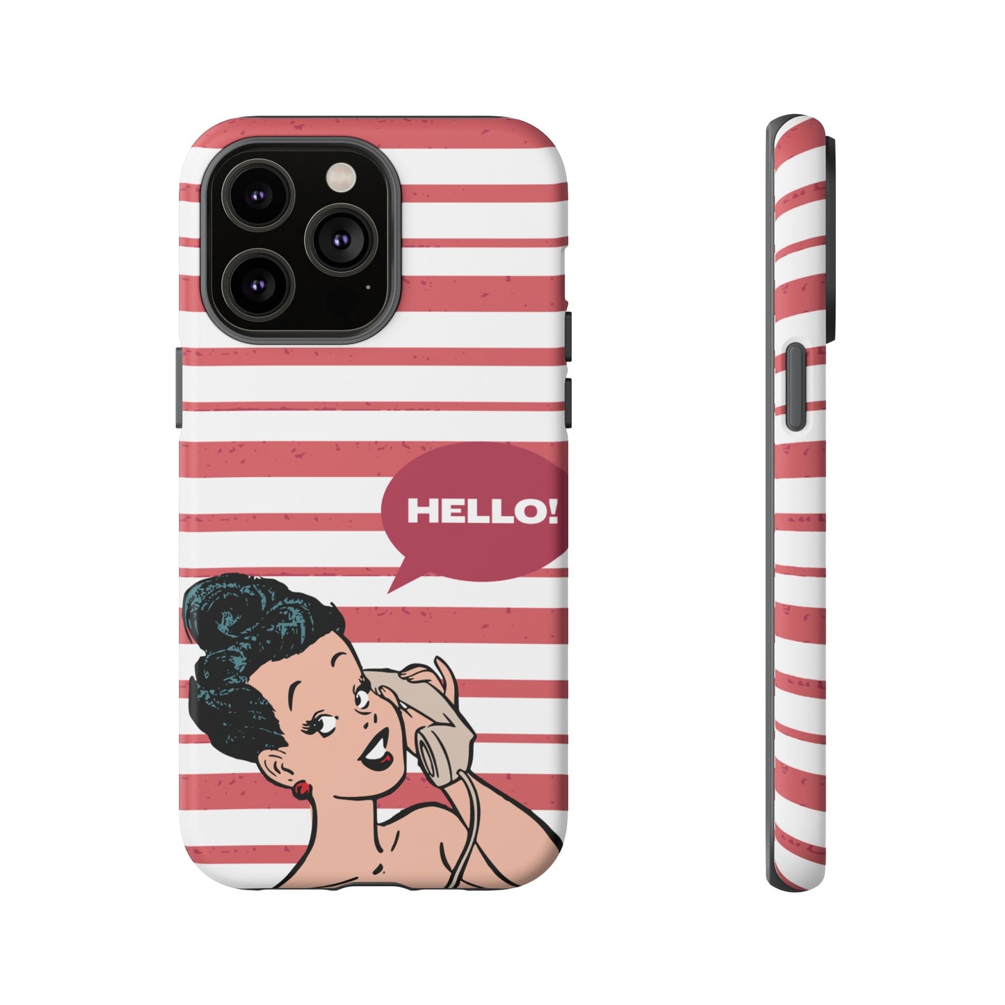 Hello! Wallpaper Phone Case | iPhone 15 Plus/ Pro, 14, 13, 12| Google Pixel 7, Pro, 5| Samsung Galaxy S23 All Major Phone Models