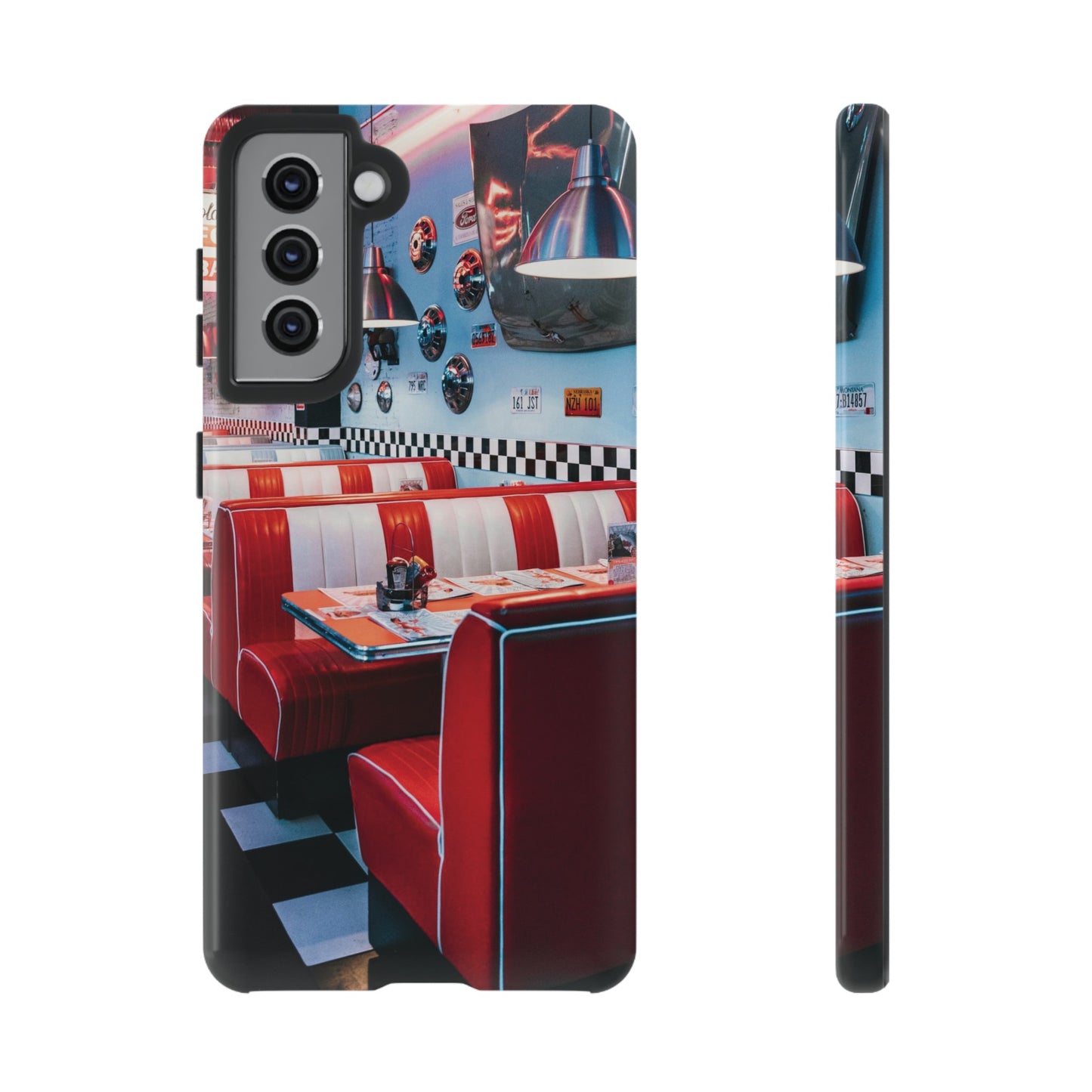 Diner Wallpaper Phone Case | iPhone 15 Plus/ Pro, 14, 13, 12| Google Pixel 7, Pro, 5| Samsung Galaxy S23 All Major Phone Models