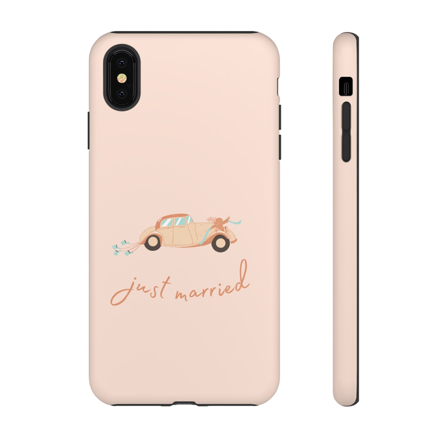 Just Married Phone Case | iPhone 15 Plus/ Pro, 14, 13, 12| Google Pixel 7, Pro, 5| Samsung Galaxy S23 All Major Phone Models