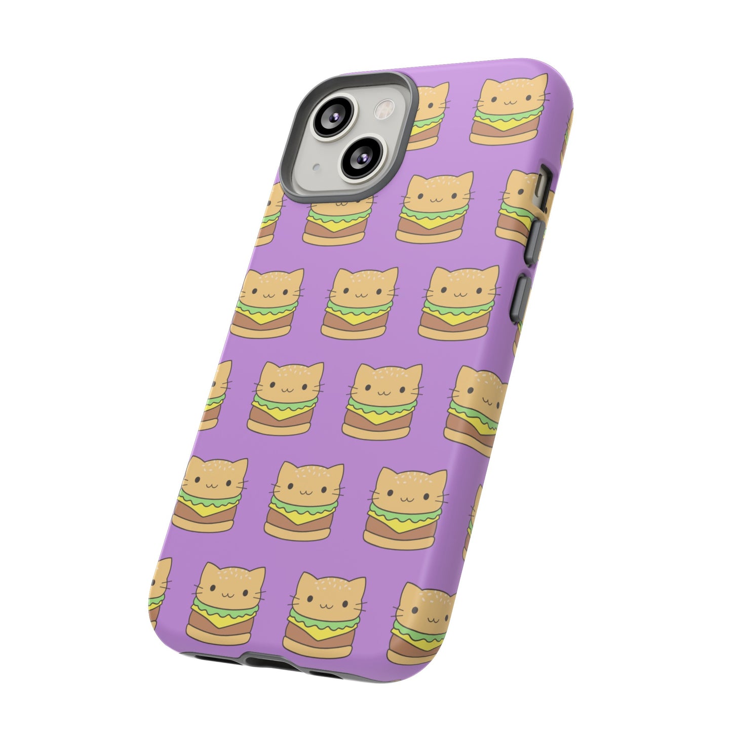 Cat Burger Phone Case | iPhone 15 Plus/ Pro, 14, 13, 12| Google Pixel 7, Pro, 5| Samsung Galaxy S23 All Major Phone Models