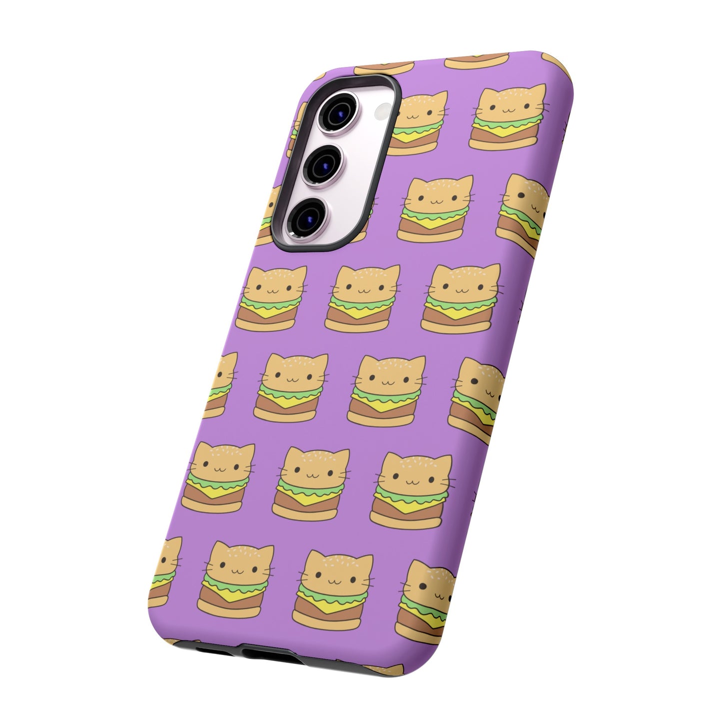 Cat Burger Phone Case | iPhone 15 Plus/ Pro, 14, 13, 12| Google Pixel 7, Pro, 5| Samsung Galaxy S23 All Major Phone Models