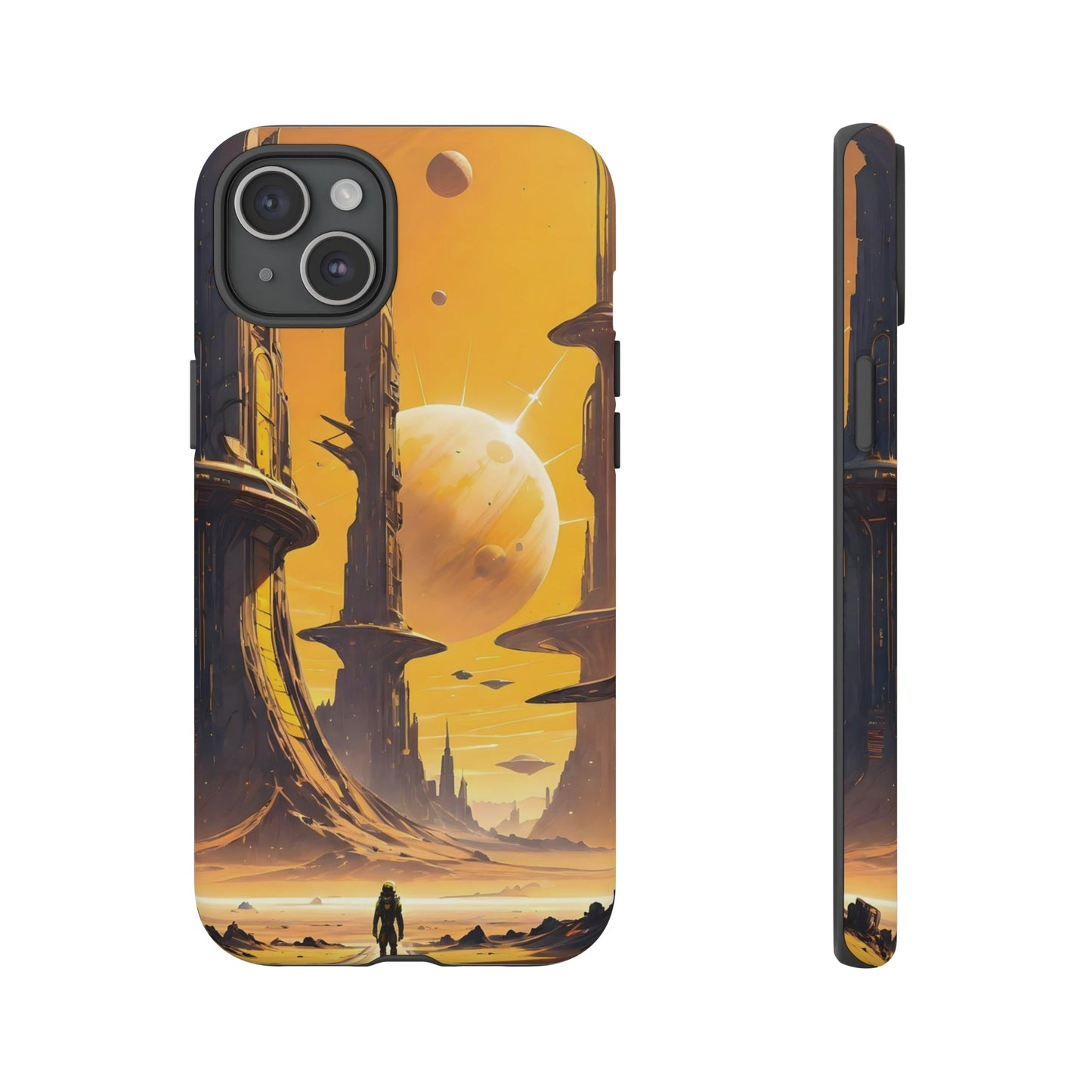 Distant Planets Sci Fi Wallpaper Phone Case | iPhone 15 Plus/ Pro, 14, 13, 12| Google Pixel 7, Pro, 5| Samsung Galaxy S23 All Major Phone Models