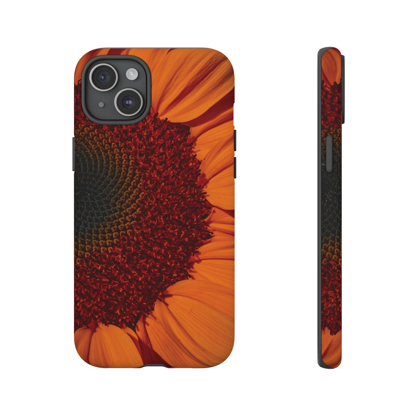 Orange Sunflower Wallpaper Phone Case | iPhone 15 Plus/ Pro, 14, 13, 12| Google Pixel 7, Pro, 5| Samsung Galaxy S23 All Major Phone Models