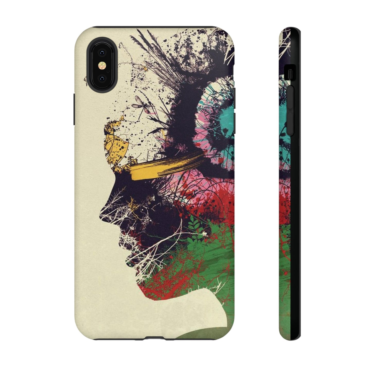 Woman’s Face Painting Wallpaper Phone Case |iPhone 15 Plus/ Pro,14, 13, 12| Google Pixel 7, Pro, 5|Samsung Galaxy S23 All Major Phone Models