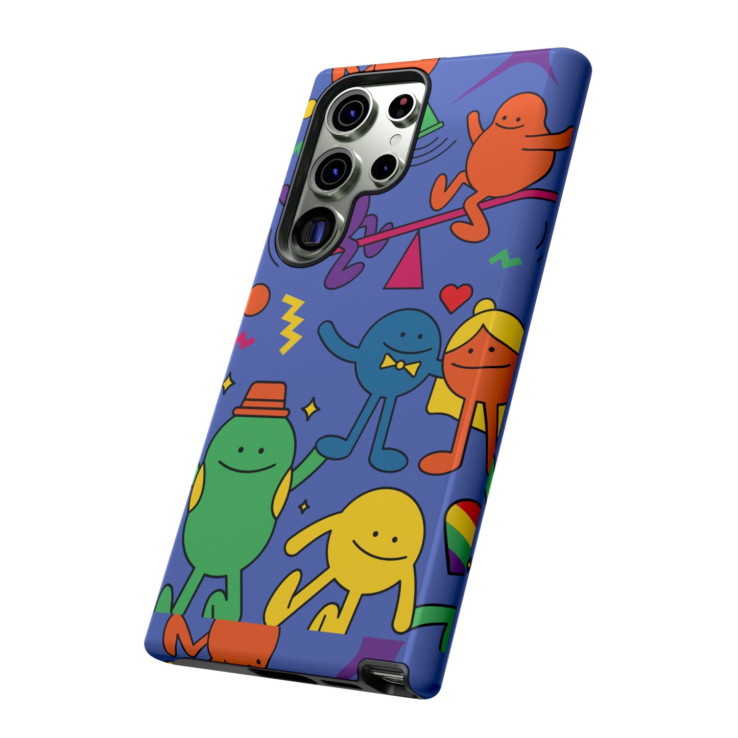 Colourful Cartoon Wallpaper Phone Case | iPhone 15 Plus/ Pro, 14, 13, 12| Google Pixel 7, Pro, 5| Samsung Galaxy S23 All Major Phone Models