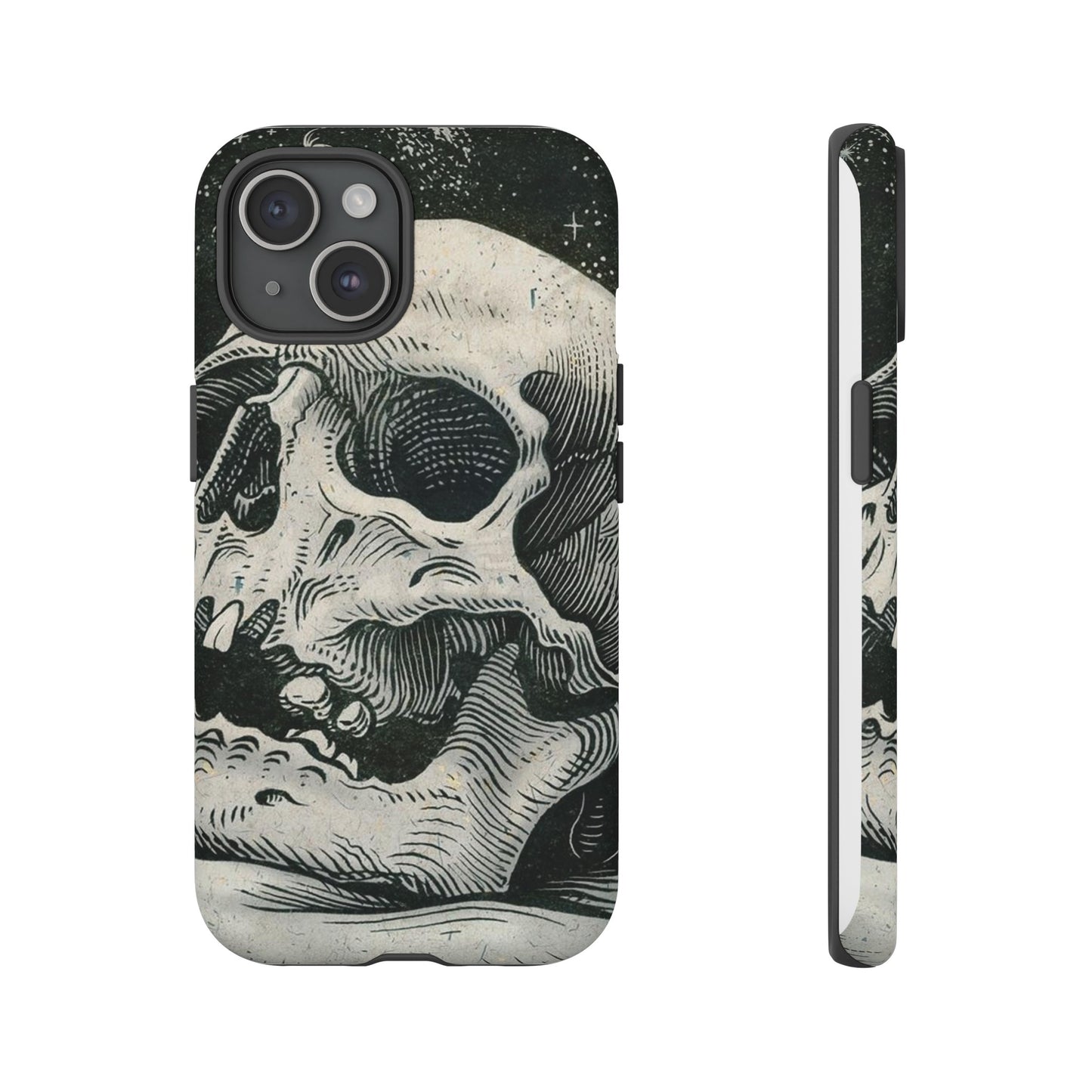 Skull Wallpaper Phone Case | iPhone 15 Plus/ Pro, 14, 13, 12| Google Pixel 7, Pro, 5| Samsung Galaxy S23 All Major Phone Models