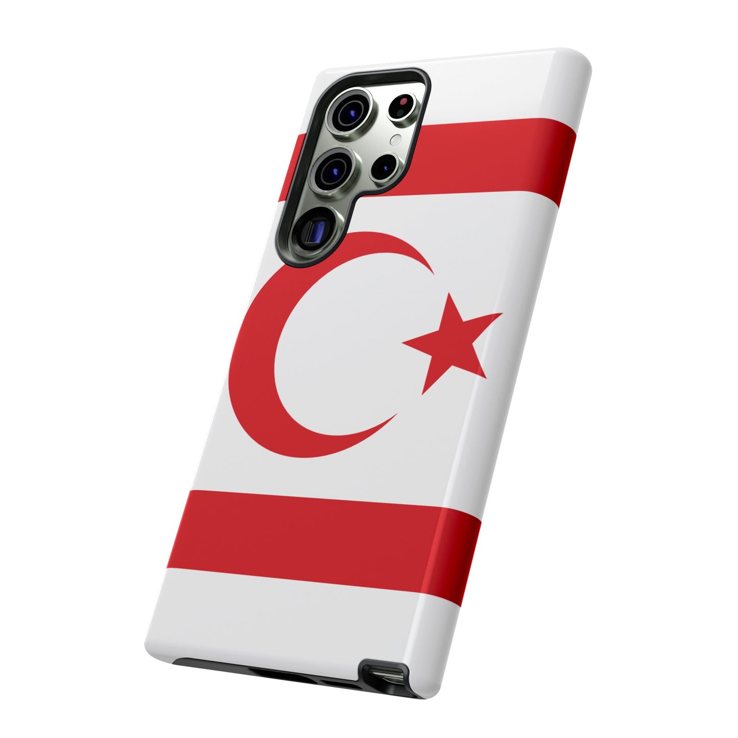 Northern Cyprus Flag Phone Case | iPhone 15 Plus/ Pro, 14, 13, 12| Google Pixel 7, Pro, 5| Samsung Galaxy S23 All Major Phone Models