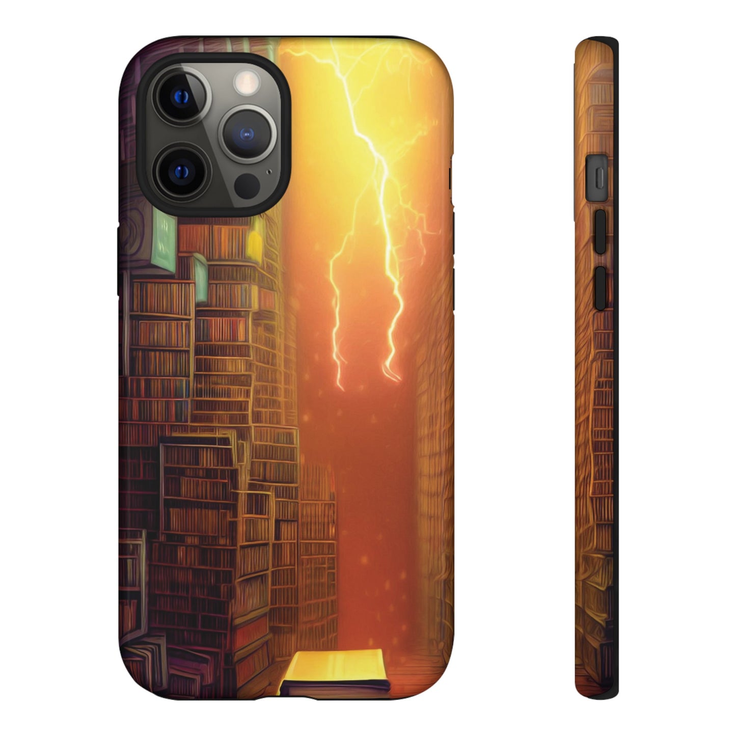 Lightning in the Library Wallpaper Phone Case | iPhone 15 Plus/ Pro, 14, 13, 12| Google Pixel 7, Pro, 5| Samsung Galaxy S23 All Major Phone Models