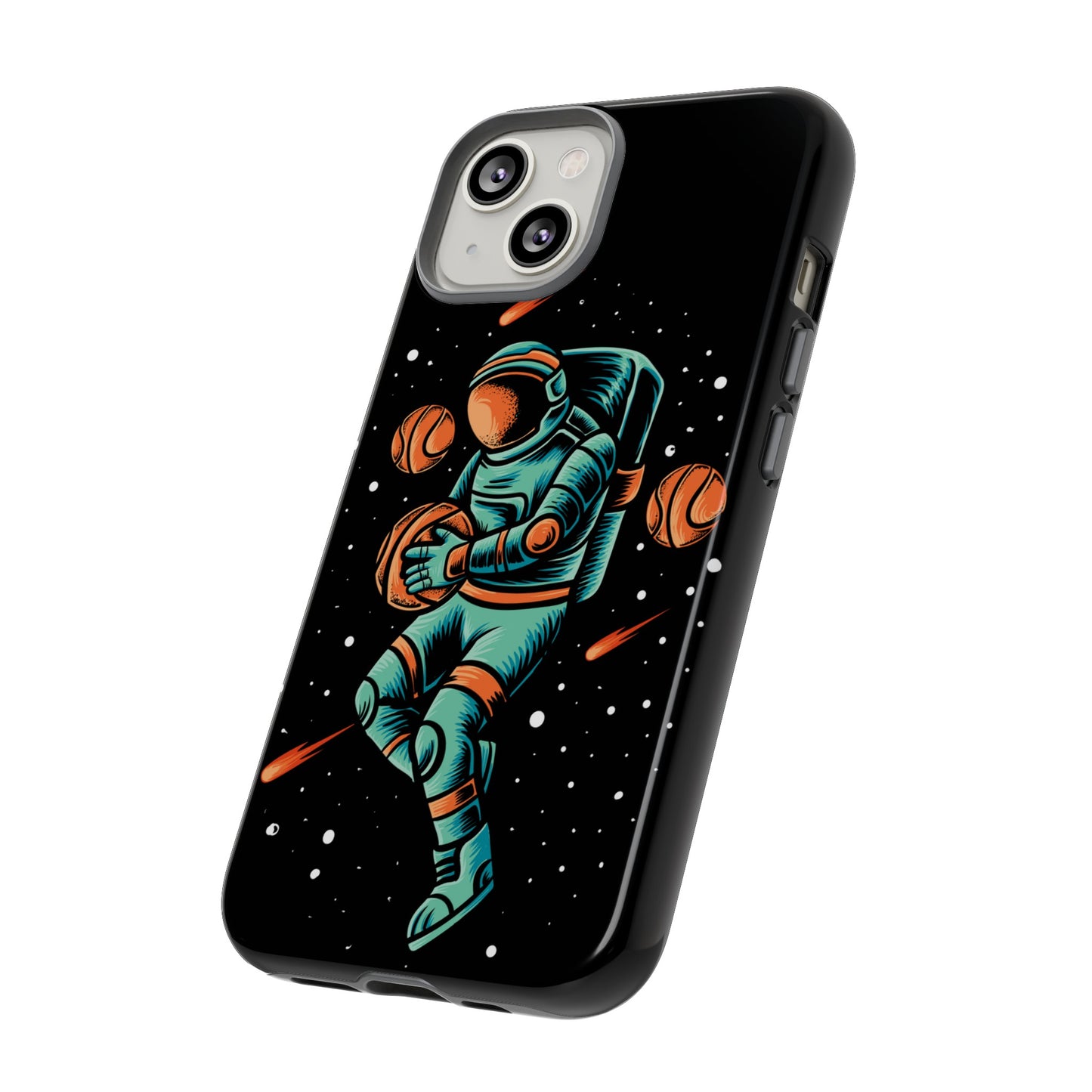 Space Basketball Phone Case | iPhone 15 Plus/ Pro, 14, 13, 12| Google Pixel 7, Pro, 5| Samsung Galaxy S23 All Major Phone Models