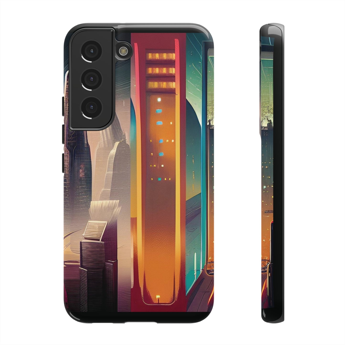 Sci-Fi  Buildings Wallpaper Phone Case | iPhone 15 Plus/ Pro, 14, 13, 12| Google Pixel 7, Pro, 5| Samsung Galaxy S23 All Major Phone Models