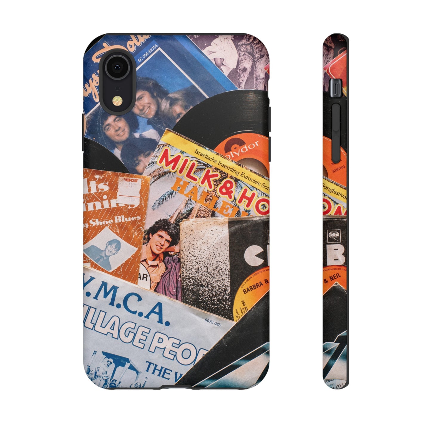 Retro Vinyl Wallpaper Phone Case | iPhone 15 Plus/ Pro, 14, 13, 12| Google Pixel 7, Pro, 5| Samsung Galaxy S23 All Major Phone Models