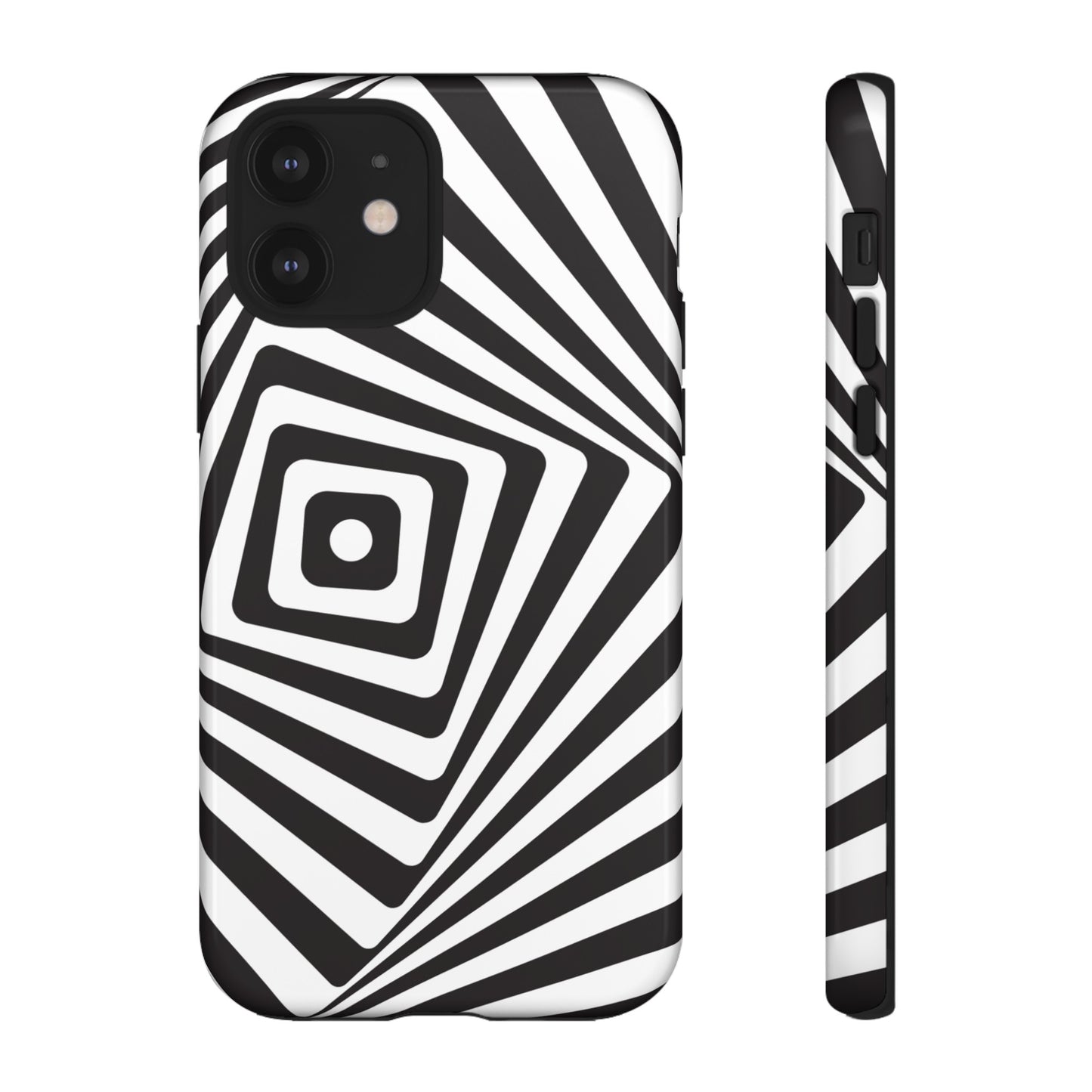 Black & White Spiral Wallpaper Phone Case | iPhone 15 Plus/ Pro, 14, 13, 12| Google Pixel 7, Pro, 5| Samsung Galaxy S23 All Major Phone Models