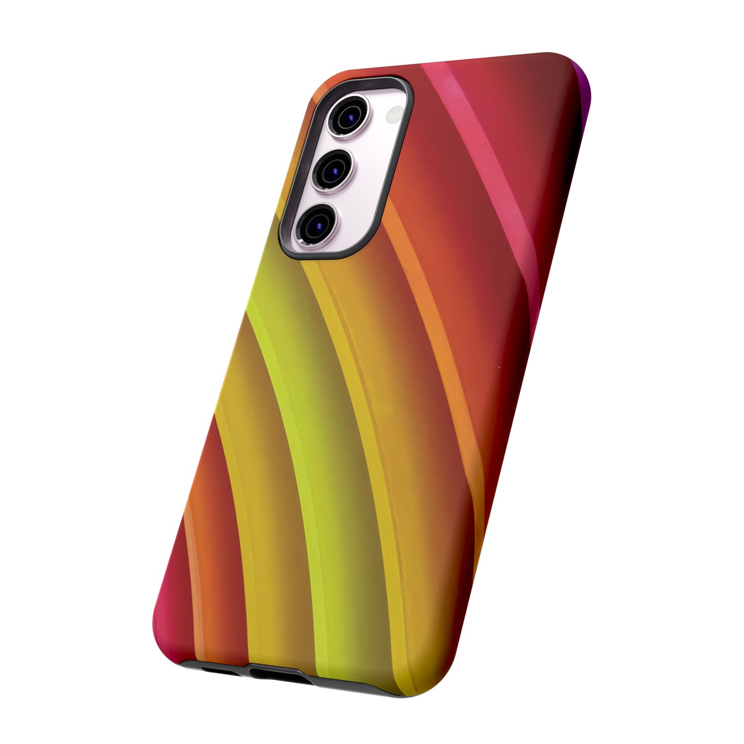 Curved Colourful Wallpaper Phone Case | iPhone 15 Plus/ Pro, 14, 13, 12| Google Pixel 7, Pro, 5| Samsung Galaxy S23 All Major Phone Models