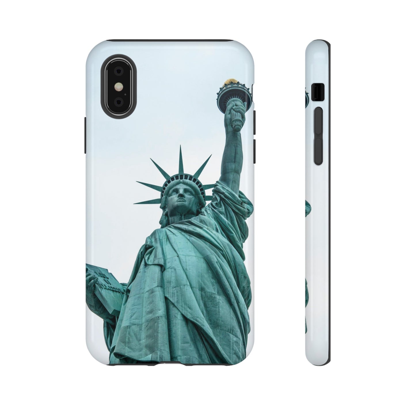 Statue of Liberty Wallpaper Phone Case | iPhone 15 Plus/ Pro, 14, 13, 12| Google Pixel 7, Pro, 5| Samsung Galaxy S23 All Major Phone Models