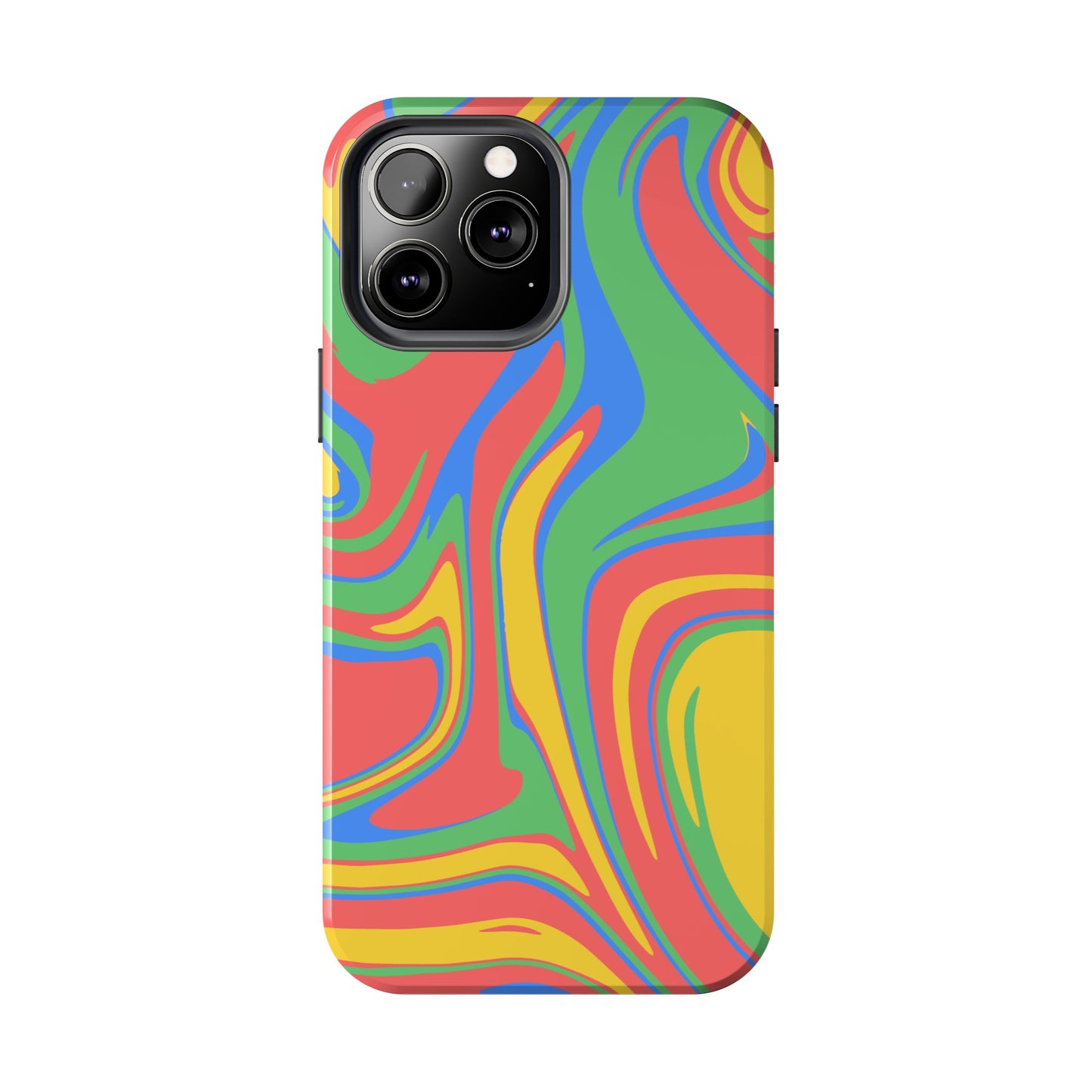 Colourful Marble Phone Case | iPhone 15 Plus/ Pro, 14, 13, 12|