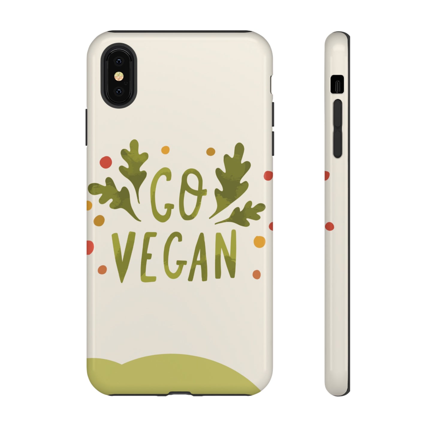 Go Vegan Wallpaper Phone Case | iPhone 15 Plus/ Pro, 14, 13, 12| Google Pixel 7, Pro, 5| Samsung Galaxy S23 All Major Phone Models