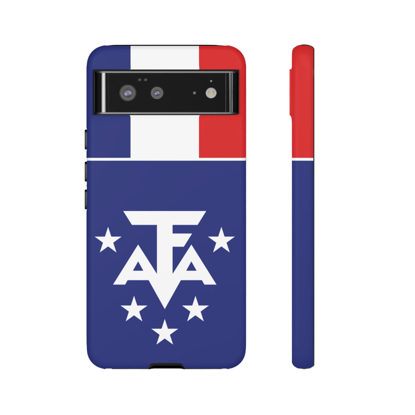 French Southern And Antarctic Lands Flag Phone Case | iPhone 15 Plus/ Pro, 14, 13, 12| Google Pixel 7, Pro, 5| Samsung Galaxy S23 All Major Phone Models