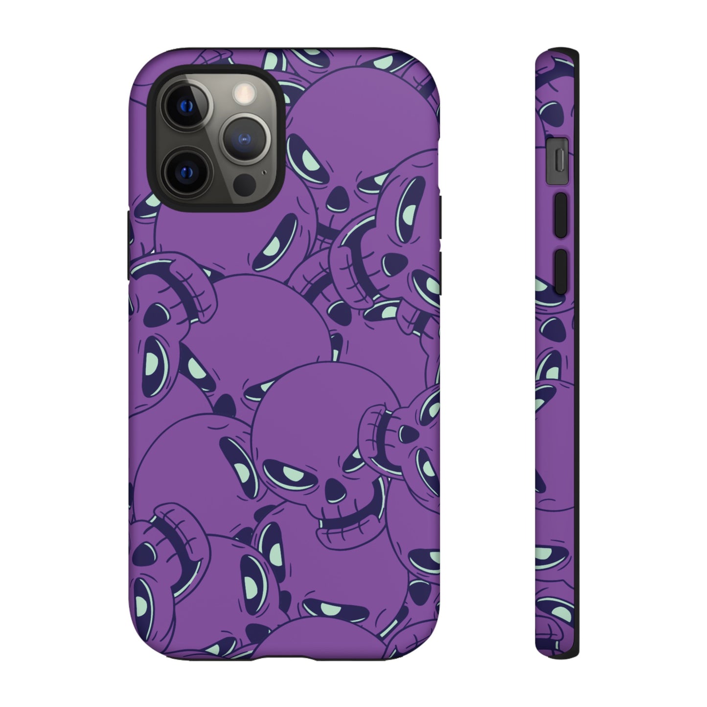 Glowing Skulls Wallpaper Phone Case | iPhone 15 Plus/ Pro, 14, 13, 12| Google Pixel 7, Pro, 5| Samsung Galaxy S23 All Major Phone Models