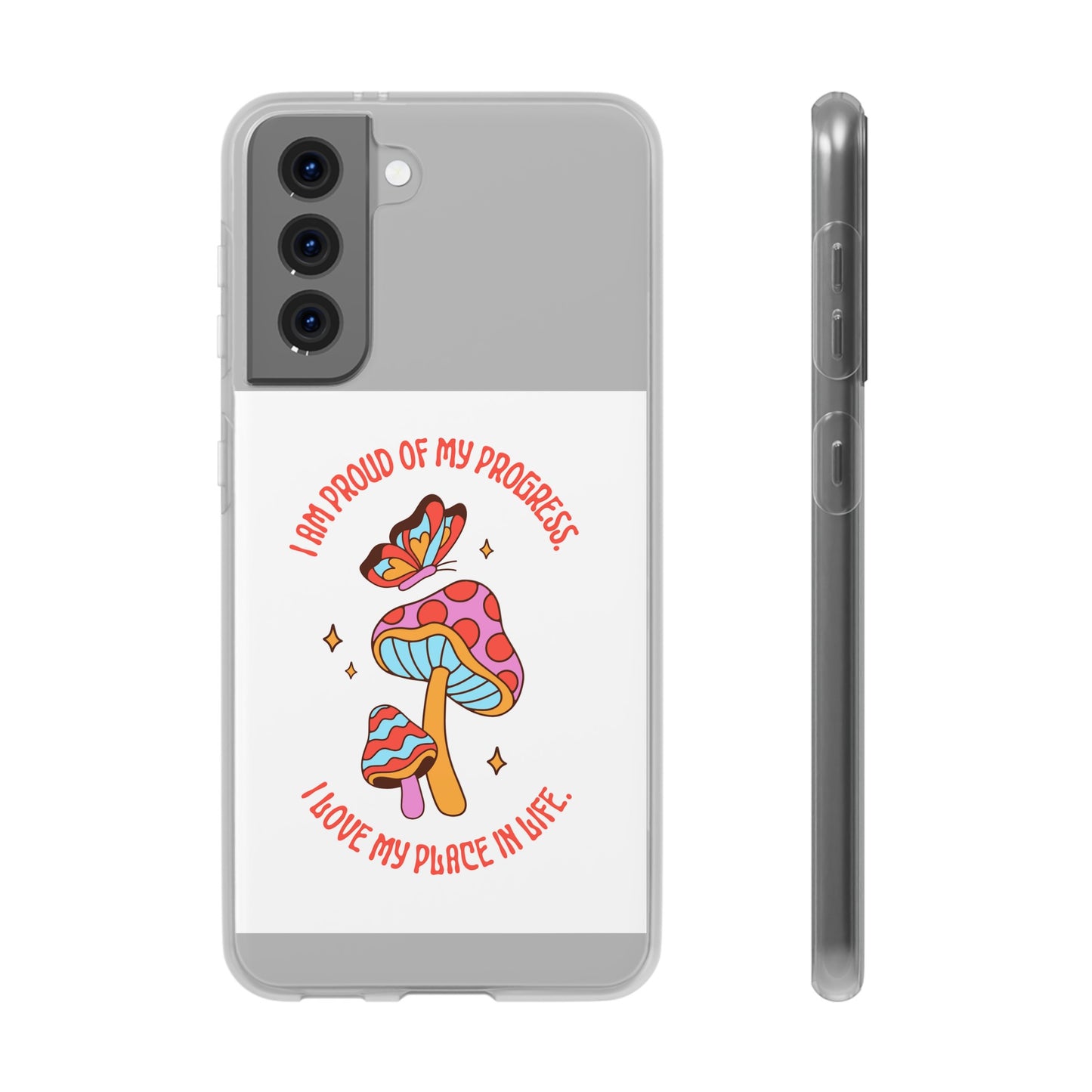 Cute Mushrooms Wallpaper Phone Case | iPhone 15 Plus/ Pro, 14, 13, 12|Samsung Galaxy Models