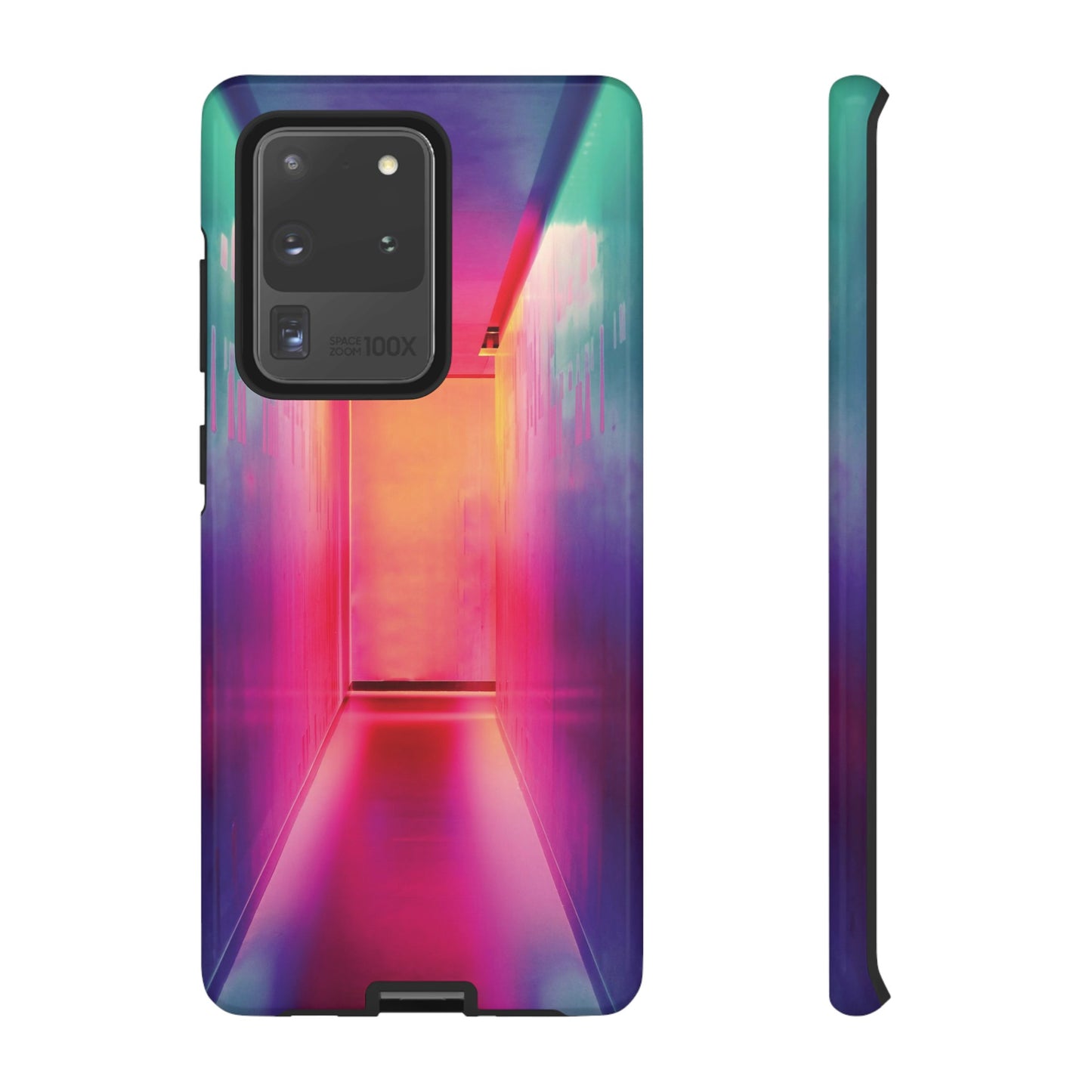 Rainbow Hallway Wallpaper Phone Case | iPhone 15 Plus/ Pro, 14, 13, 12| Google Pixel 7, Pro, 5| Samsung Galaxy S23 All Major Phone Models