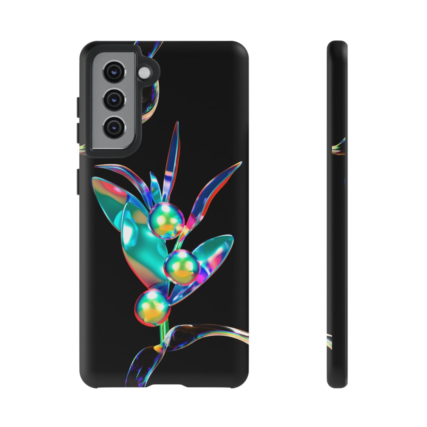 Psychedelic Flower Wallpaper Phone Case | iPhone 15 Plus/ Pro, 14, 13, 12| Google Pixel 7, Pro, 5| Samsung Galaxy S23 All Major Phone Models