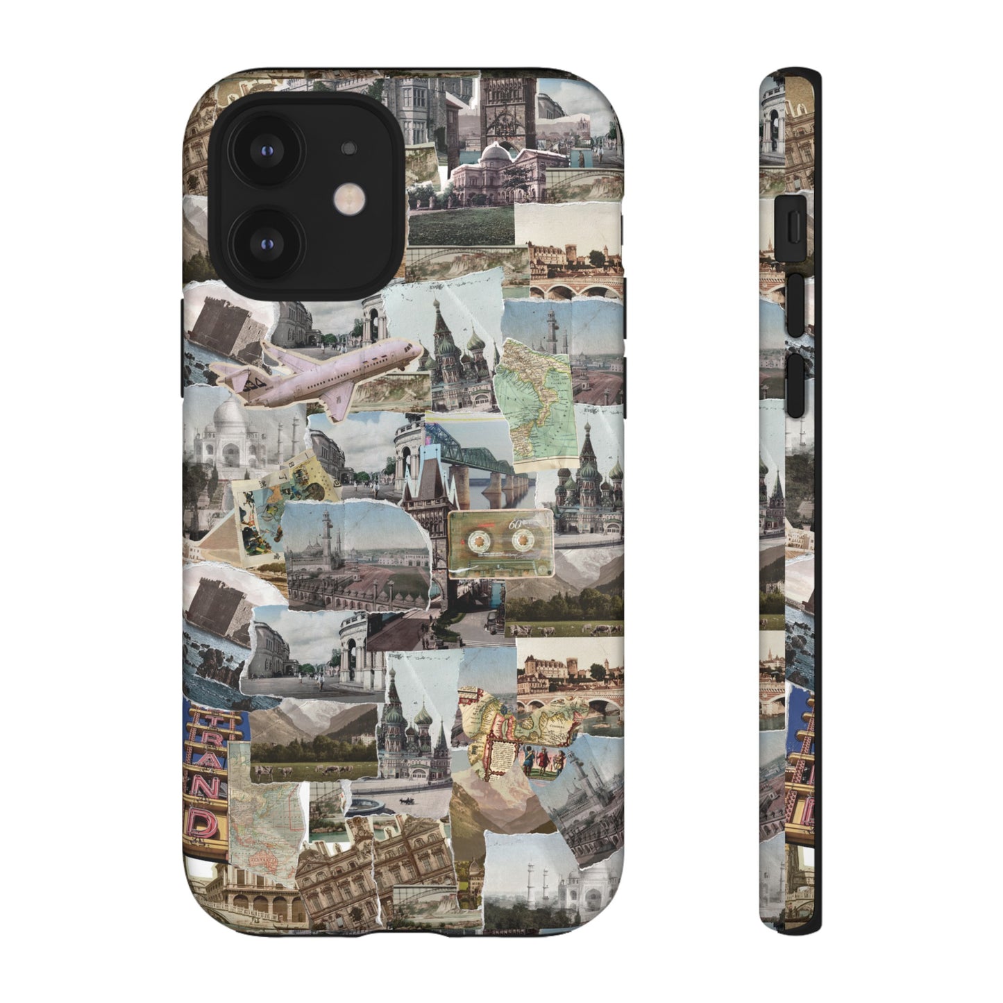 Travel Collage Wallpaper Phone Case | iPhone 15 Plus/ Pro, 14, 13, 12| Google Pixel 7, Pro, 5| Samsung Galaxy S23 All Major Phone Models