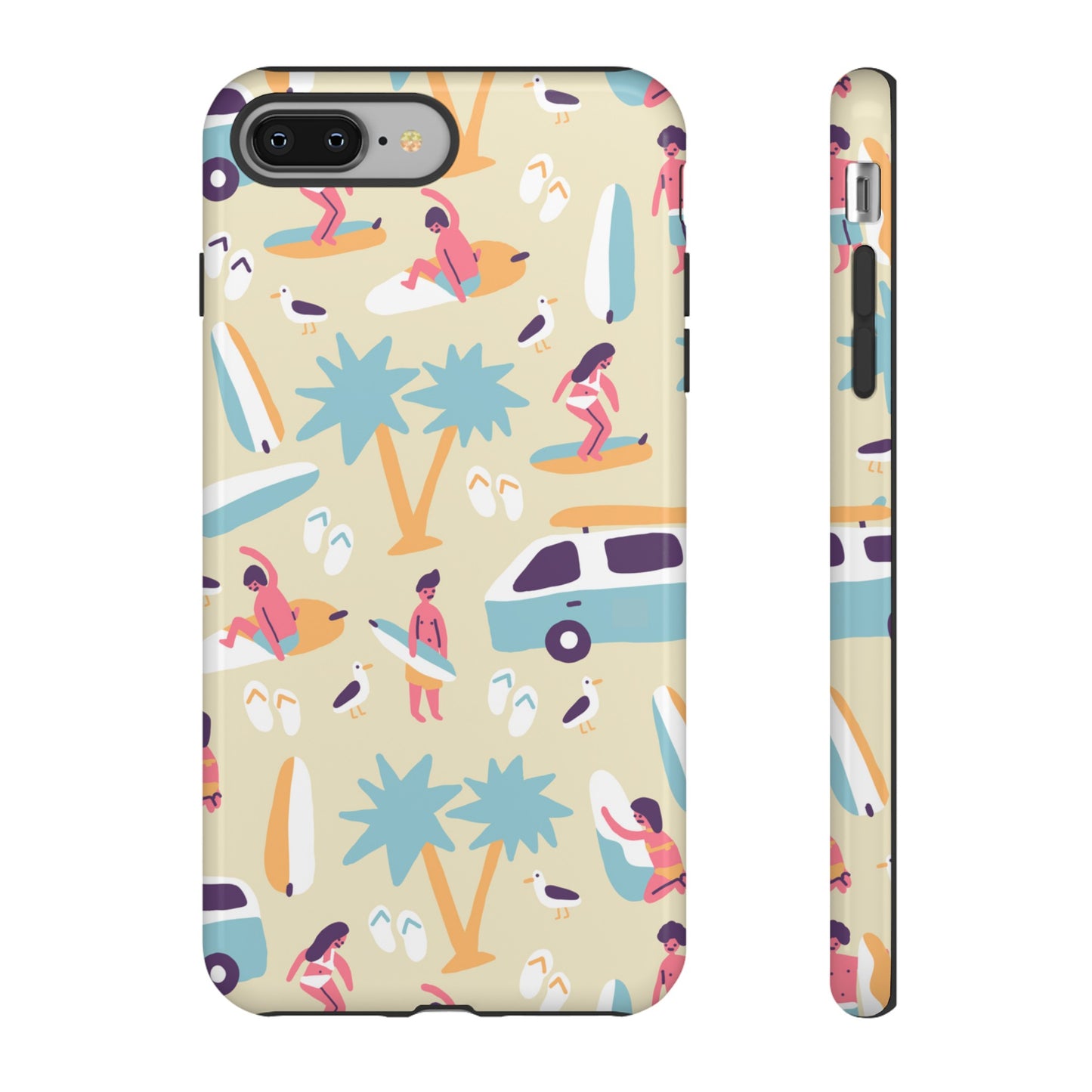 Surfers Wallpaper Phone Case | iPhone 15 Plus/ Pro, 14, 13, 12| Google Pixel 7, Pro, 5| Samsung Galaxy S23 All Major Phone Models