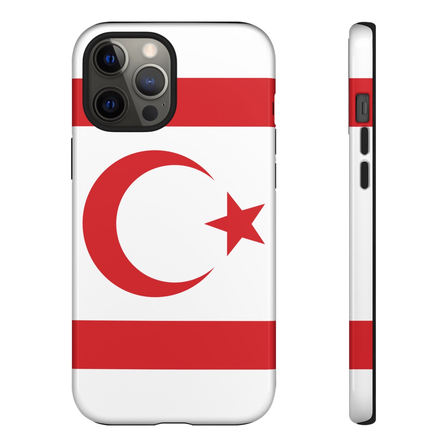 Northern Cyprus Flag Phone Case | iPhone 15 Plus/ Pro, 14, 13, 12| Google Pixel 7, Pro, 5| Samsung Galaxy S23 All Major Phone Models