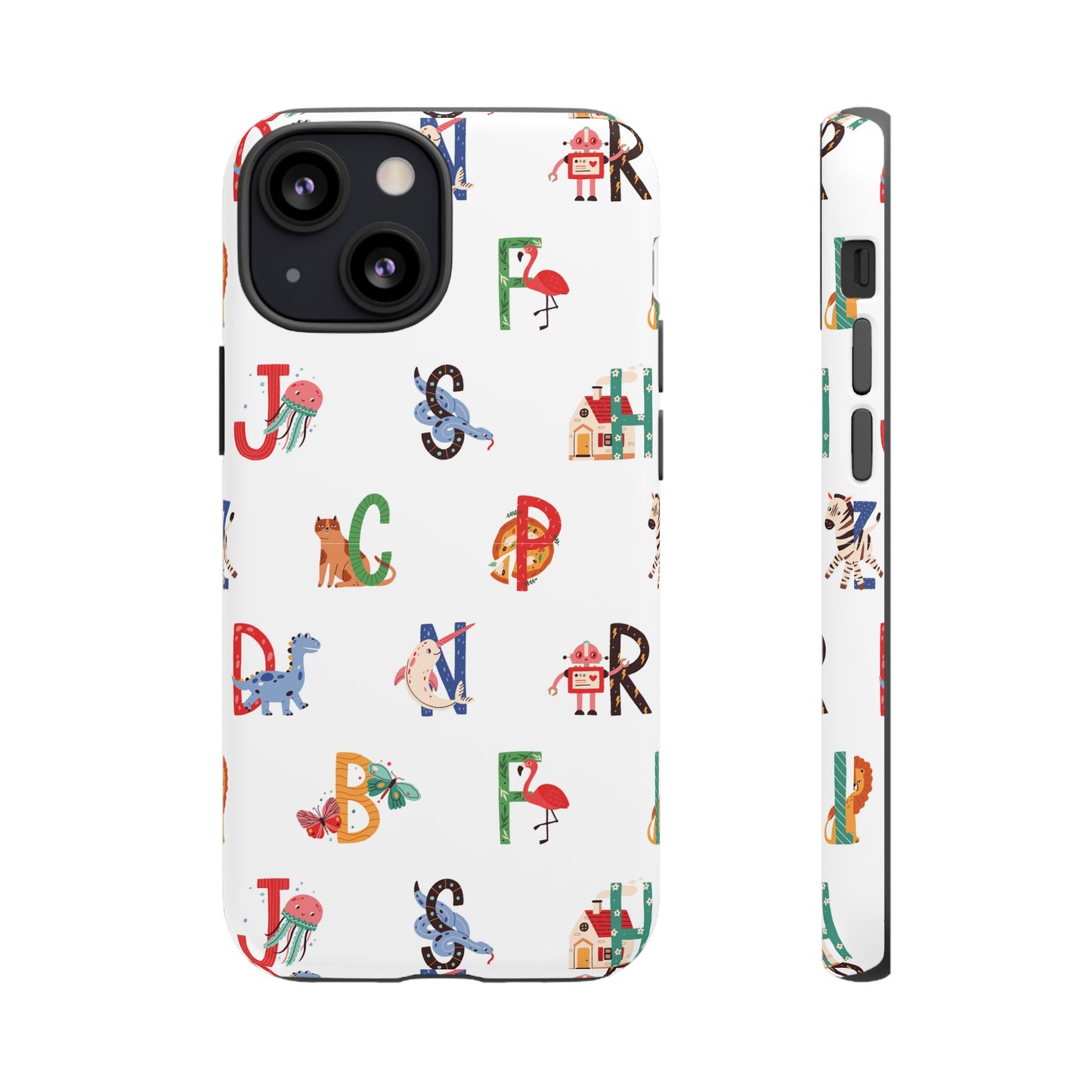 Alphabet Wallpaper Phone Case| iPhone 15 Plus/ Pro, 14, 13, 12| Google Pixel 7, Pro, 5| Samsung Galaxy S23 All Major Phone Models