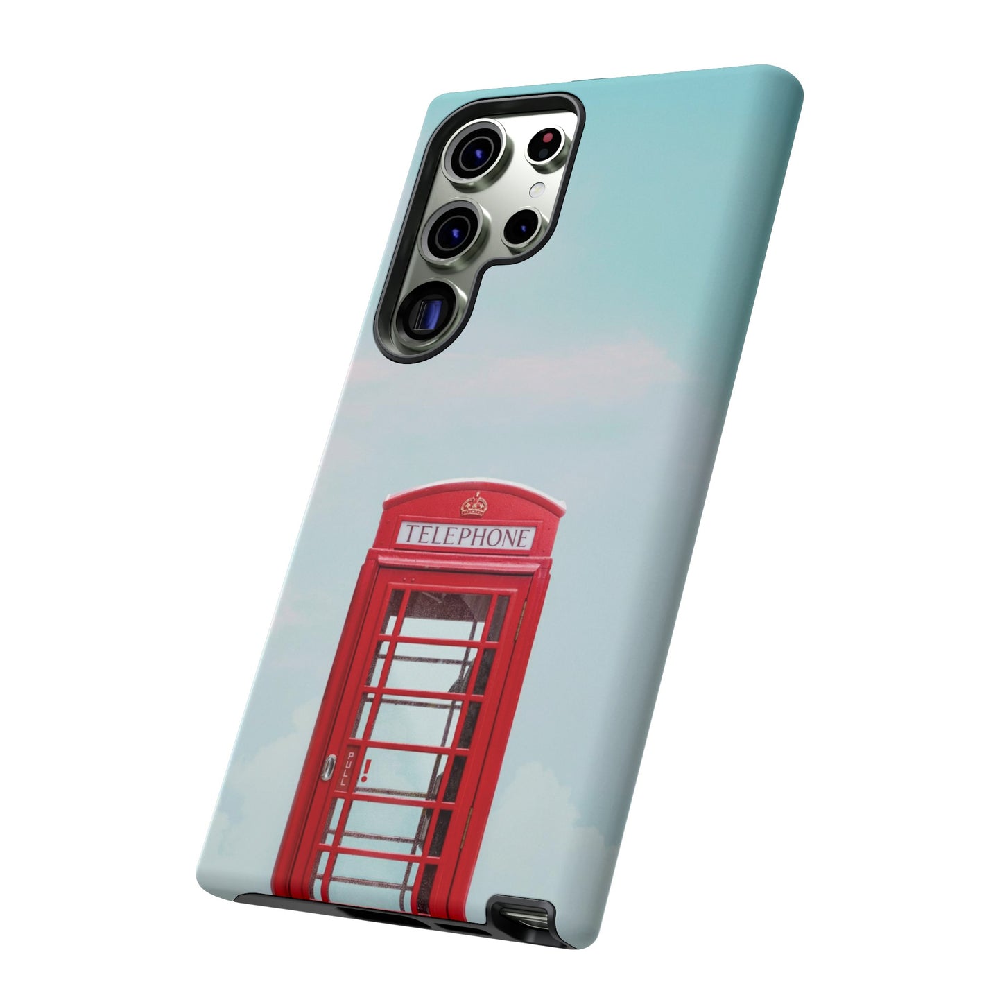 Telephone Booth Wallpaper Phone Case |iPhone 15 Plus/ Pro, 14, 13, 12|Google Pixel 7, Pro, 5| Samsung Galaxy S23 All Major Phone Models