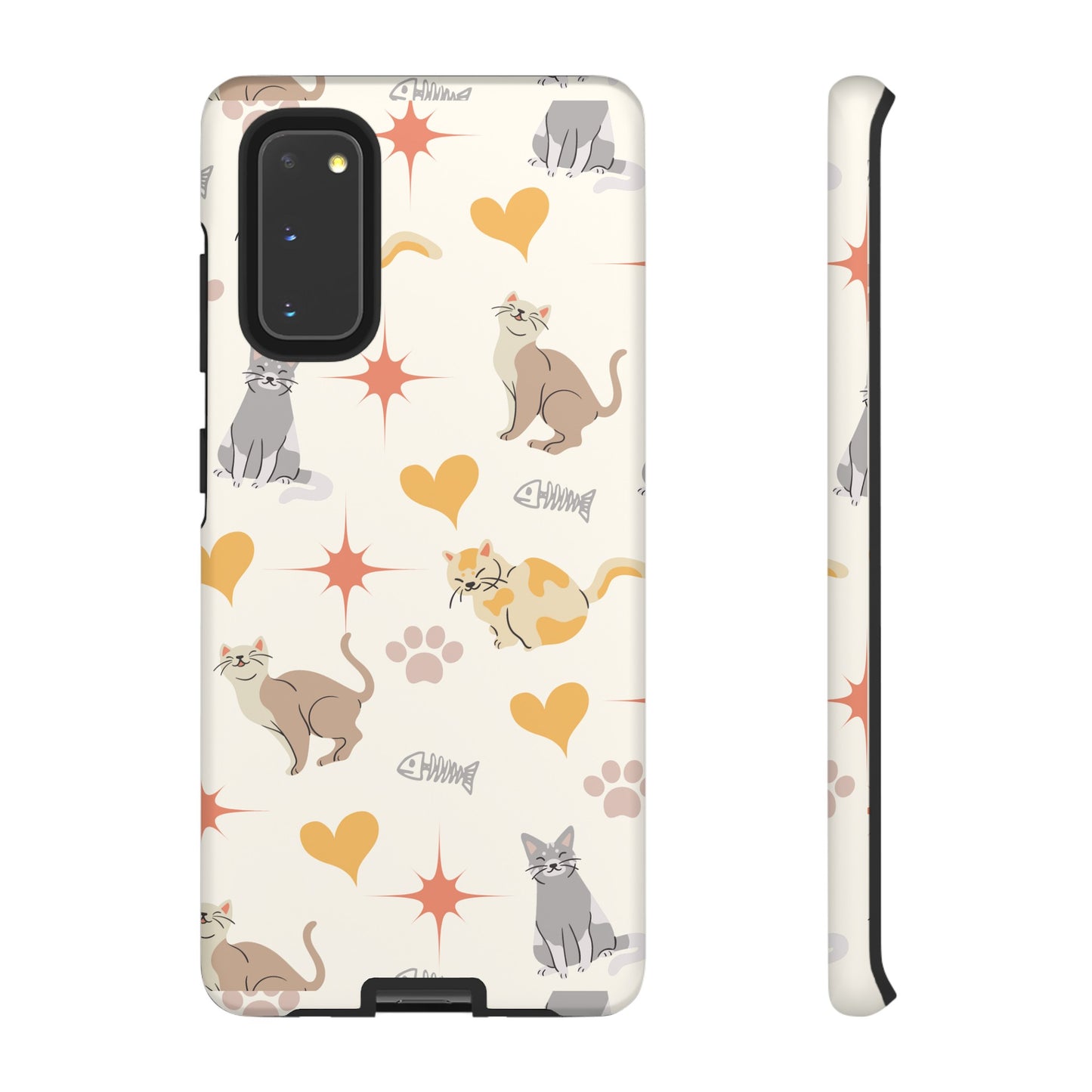 Cute Cat Wallpaper Phone Case | iPhone 15 Plus/ Pro, 14, 13, 12| Google Pixel 7, Pro, 5| Samsung Galaxy S23 All Major Phone Models