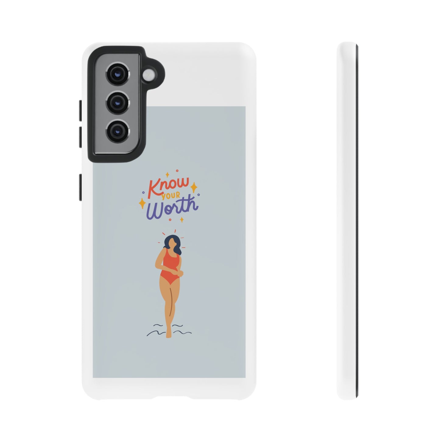 Know Your Worth Phone Case | iPhone 15 Plus/ Pro, 14, 13, 12| Google Pixel 7, Pro, 5| Samsung Galaxy S23 All Major Phone Models