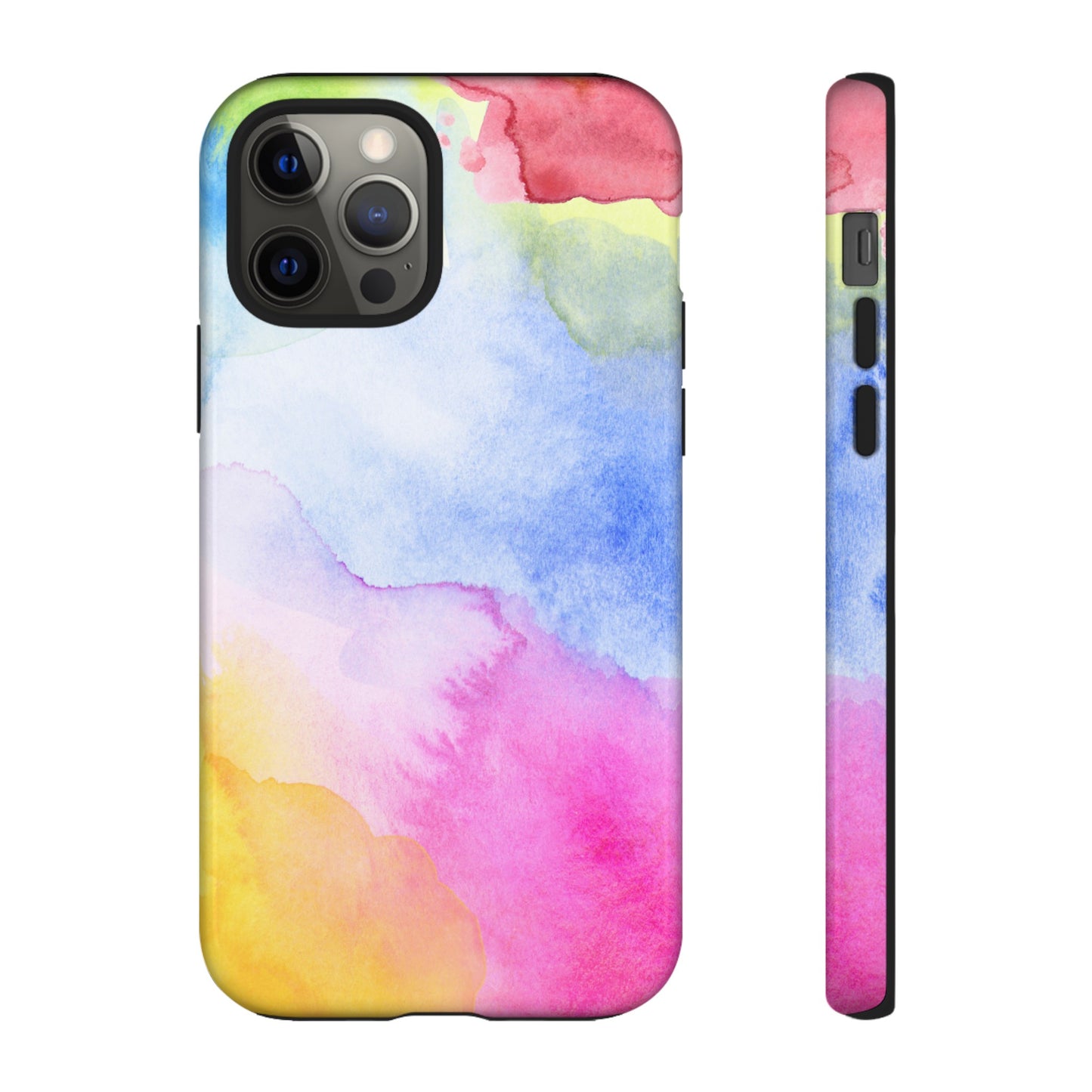 Watercolour Rainbow Phone Case | iPhone 15 Plus/ Pro, 14, 13, 12| Google Pixel 7, Pro, 5| Samsung Galaxy S23 All Major Phone Models