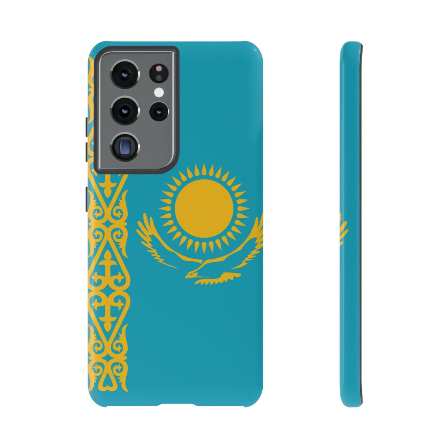 Kazakhstan Flag Phone Case | iPhone 15 Plus/ Pro, 14, 13, 12| Google Pixel 7, Pro, 5| Samsung Galaxy S23 All Major Phone Models