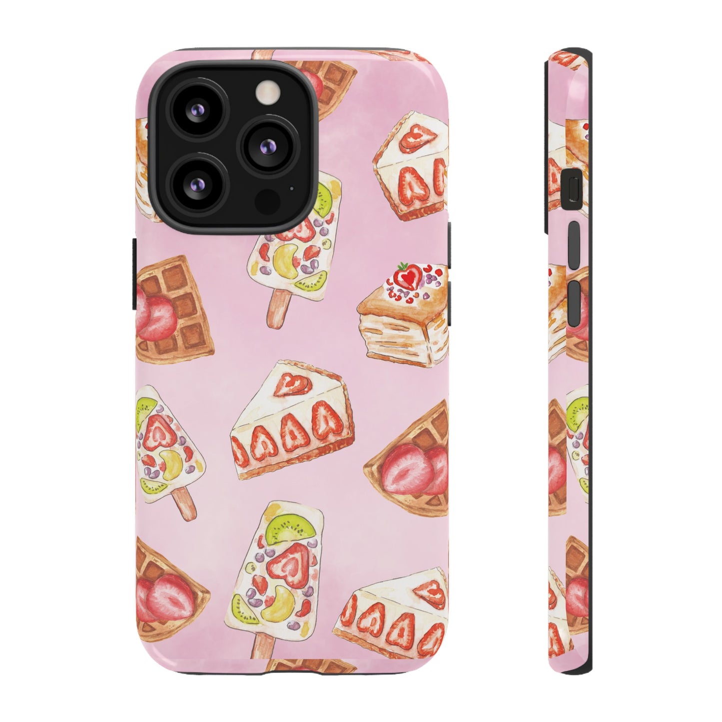 Assorted Dessert Wallpaper Phone Case | iPhone 15 Plus/ Pro, 14, 13, 12| Google Pixel 7, Pro, 5| Samsung Galaxy S23 All Major Phone Models